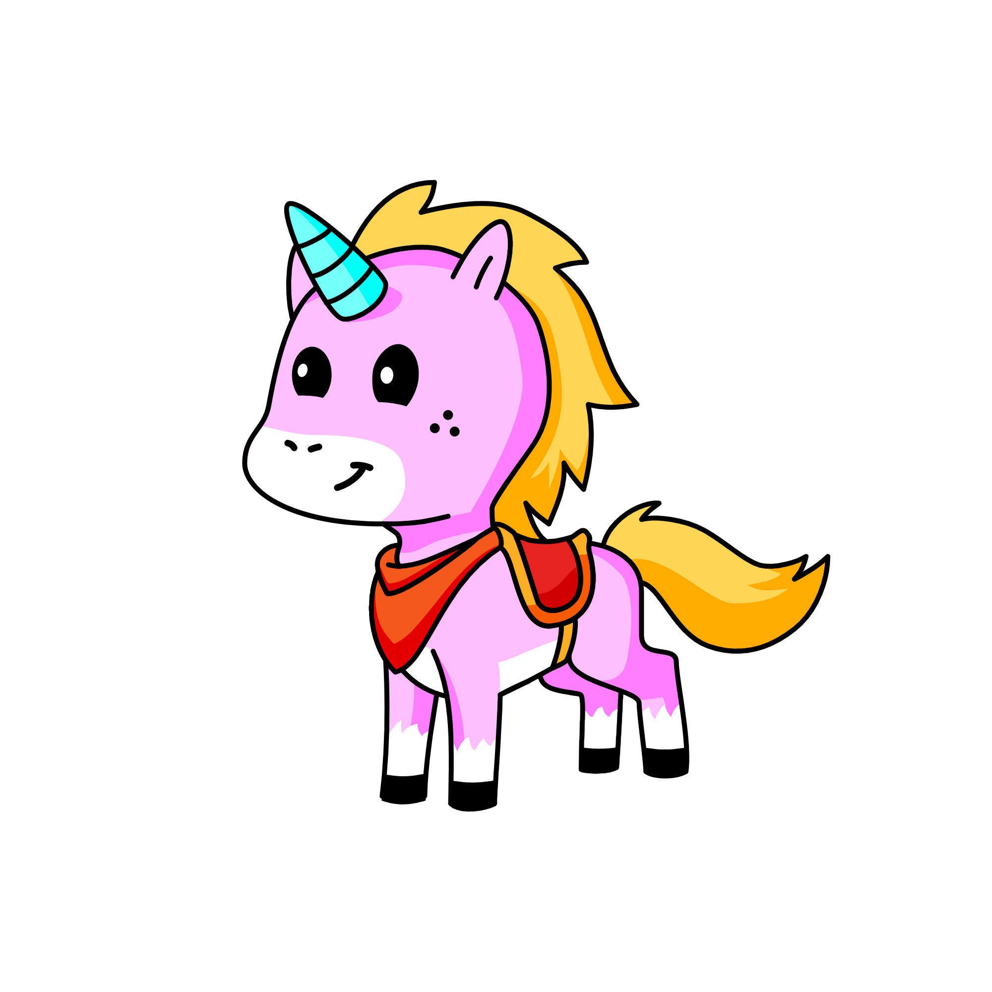 fluffy cowicorn, the unicorn