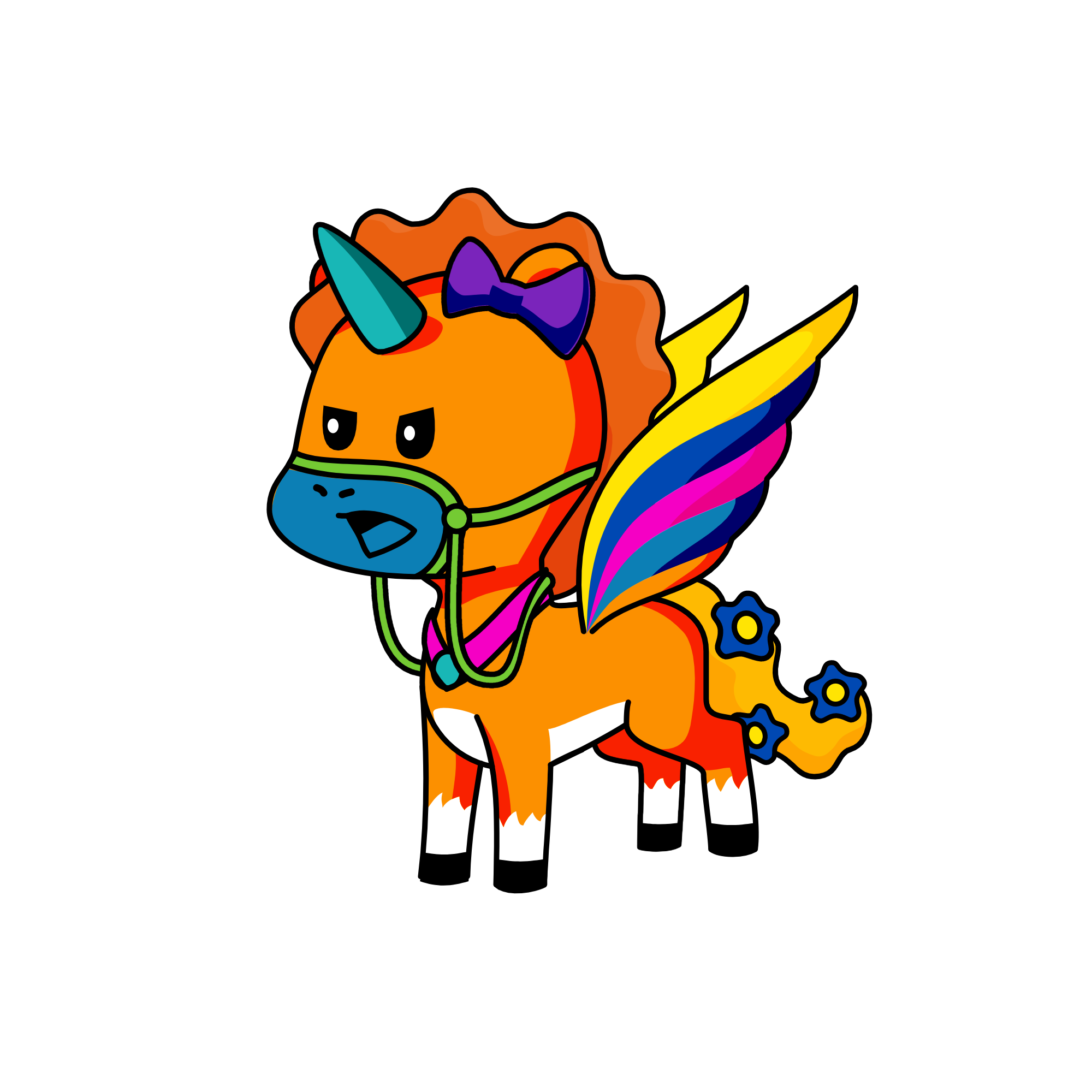 Karen STINKS FOR LIFE, the unicorn
