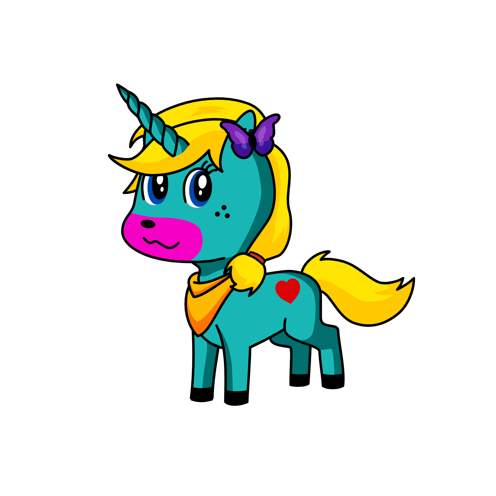 Love in your unicorns, the unicorn