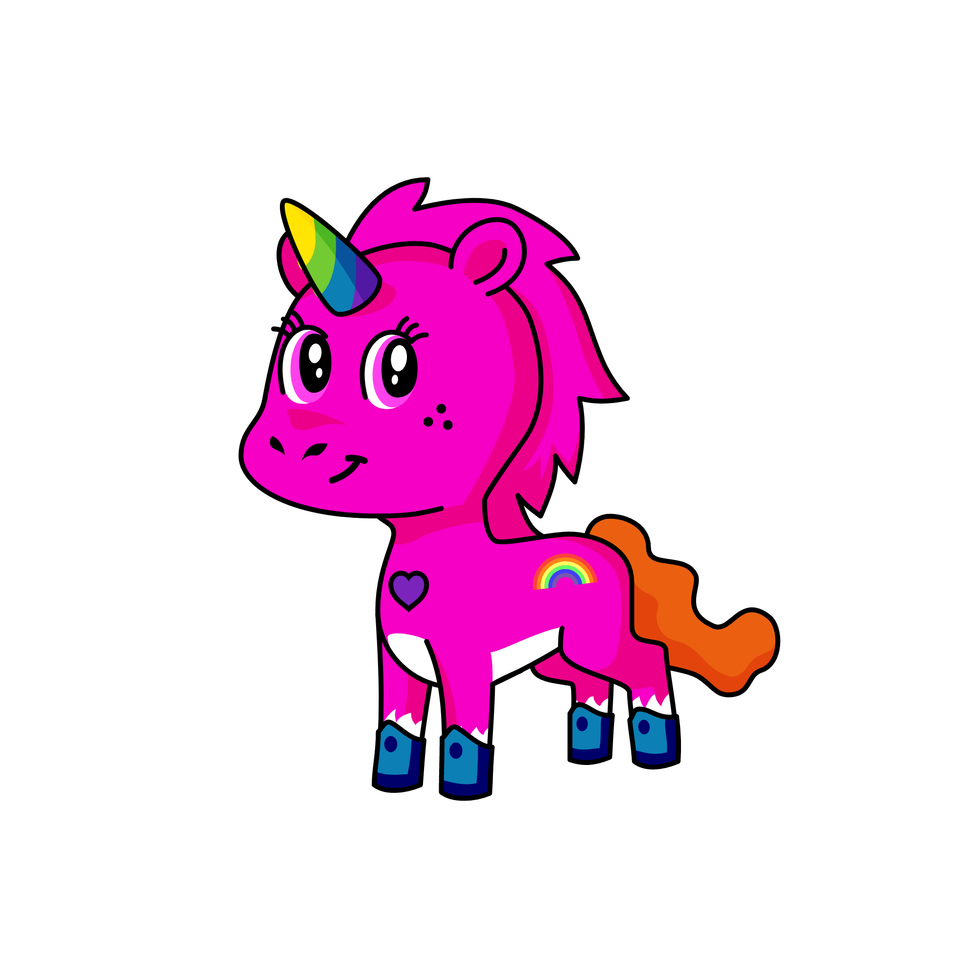 rainbow, the unicorn