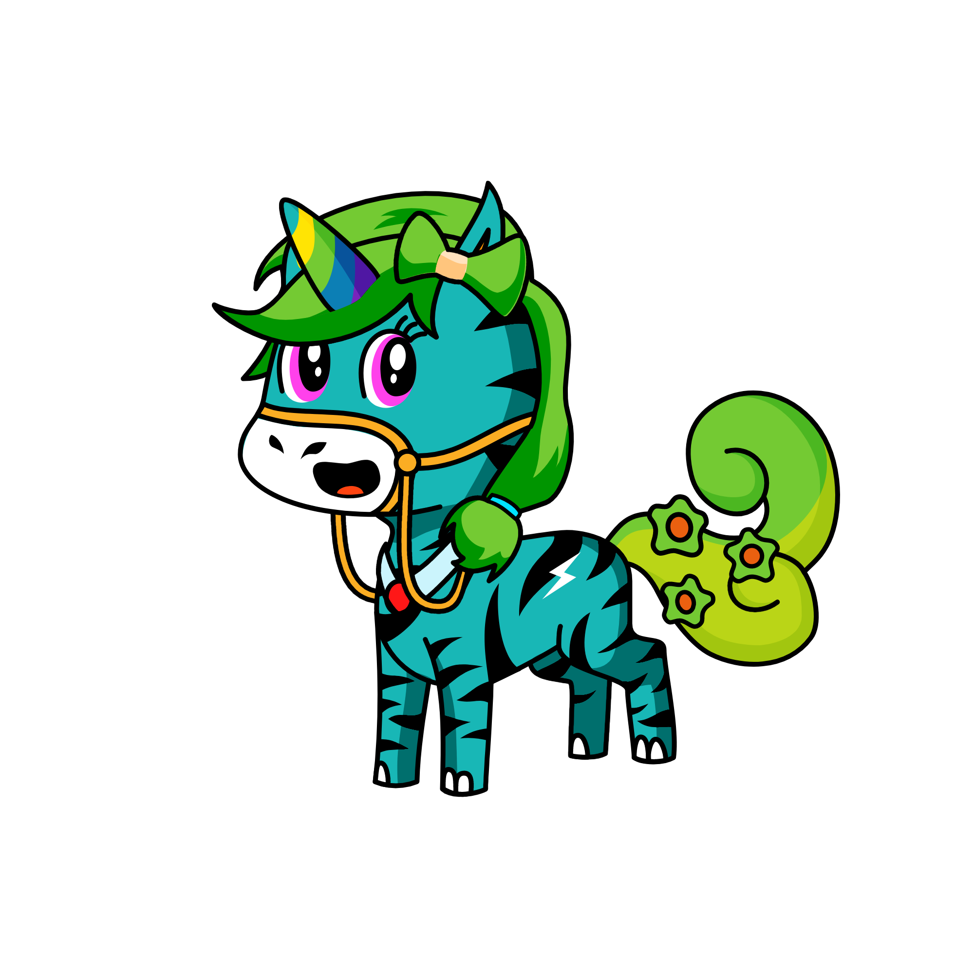 lightning bolt, the unicorn