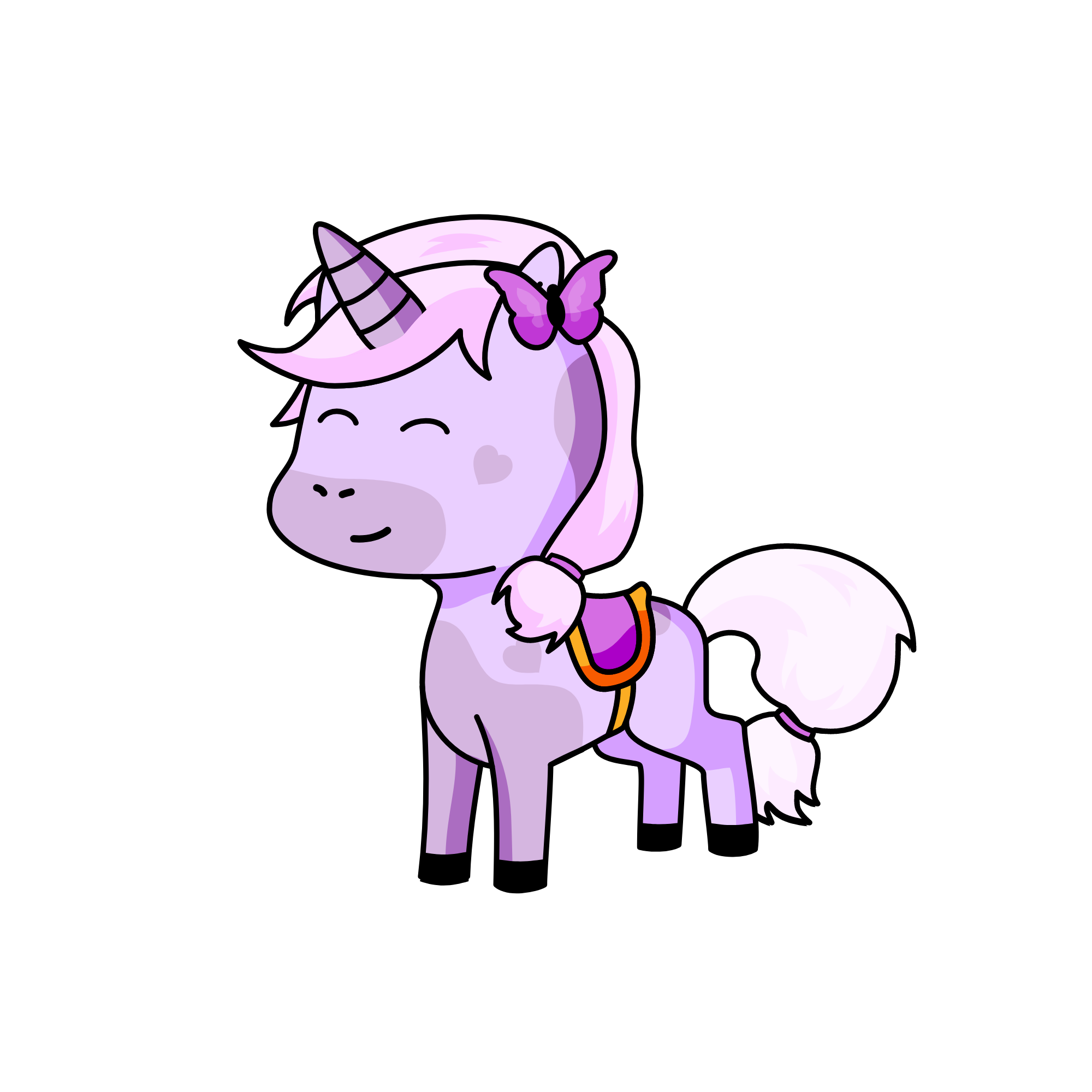 Pinki, the unicorn