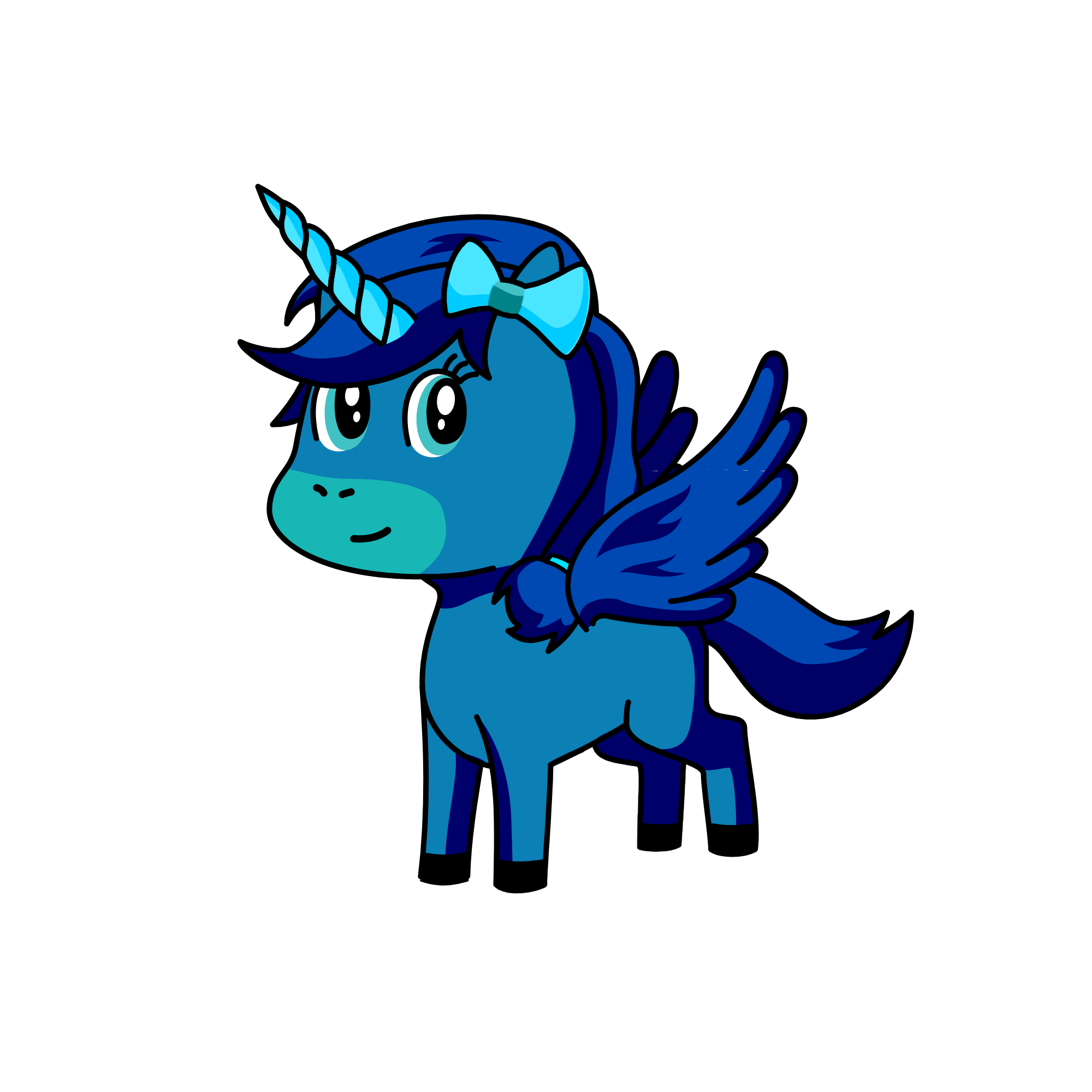 I LOVE Mom, the unicorn