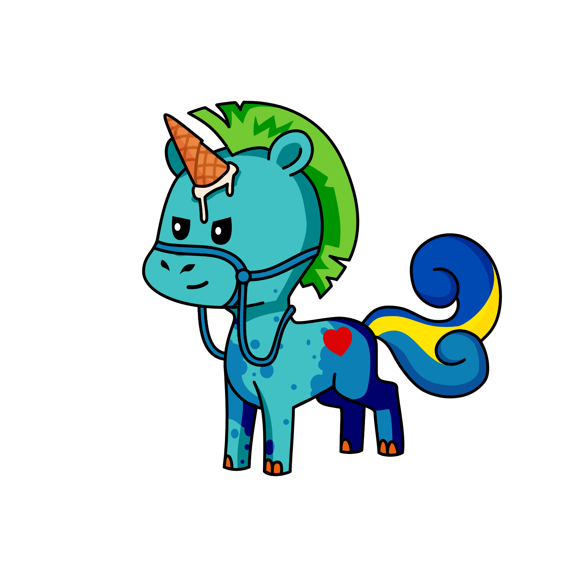 via dum dum, the unicorn