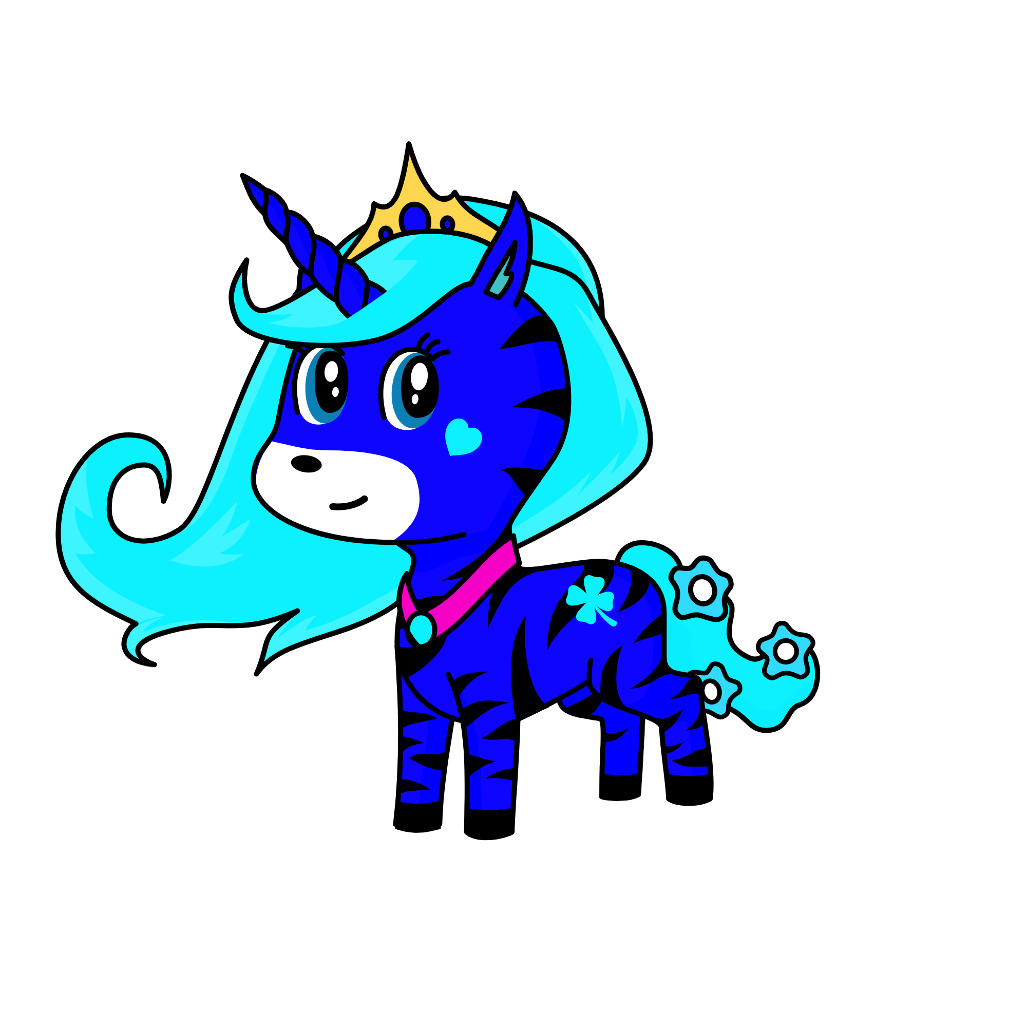 Queen Ocean, the unicorn