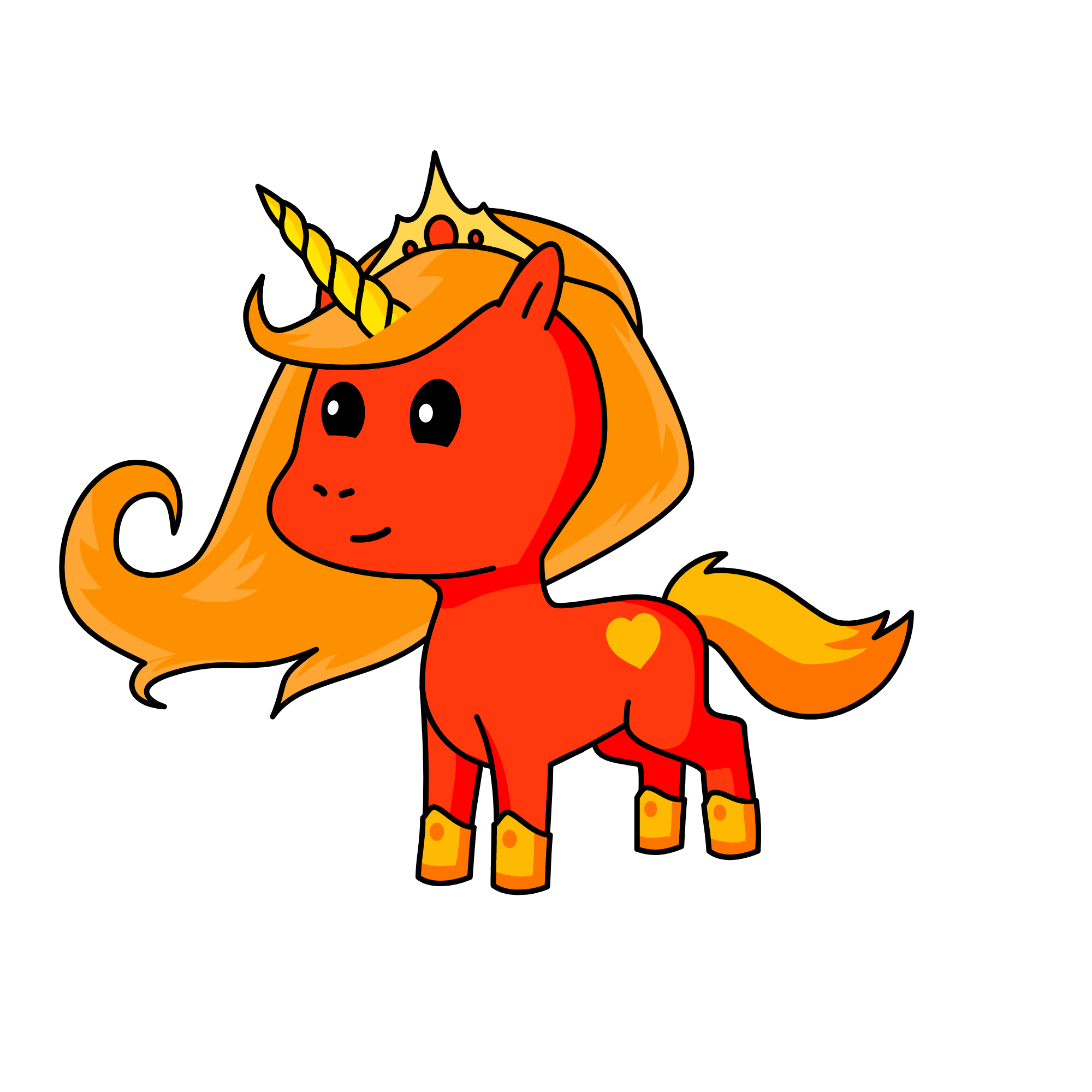 princess fire, the unicorn