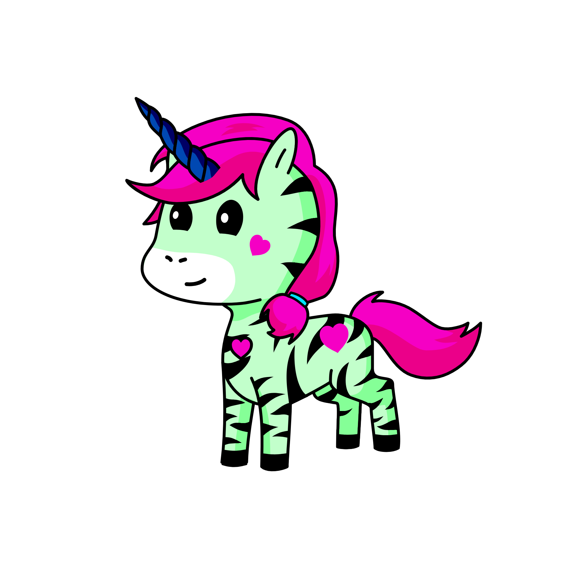 Icicle, the unicorn
