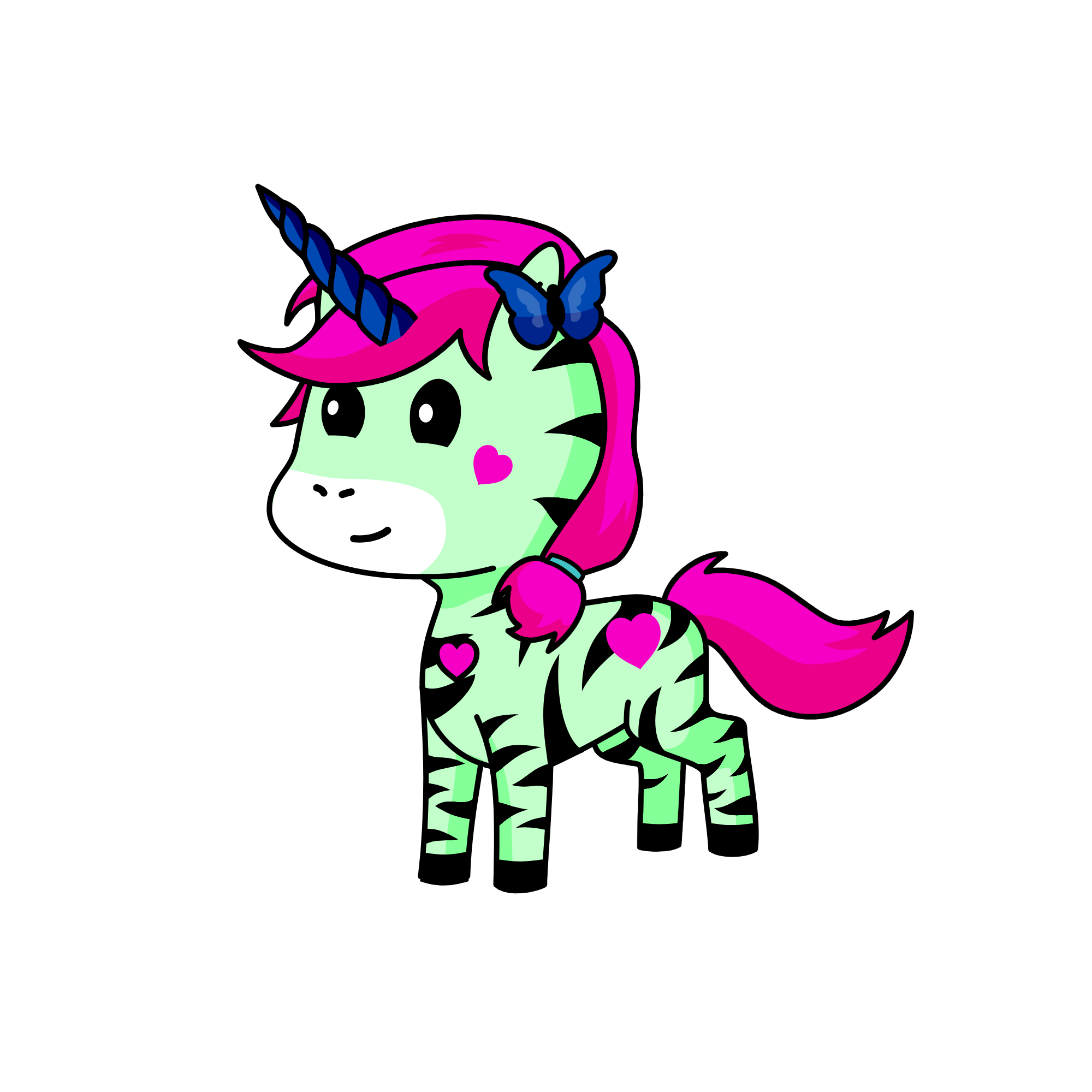 Icicle, the unicorn