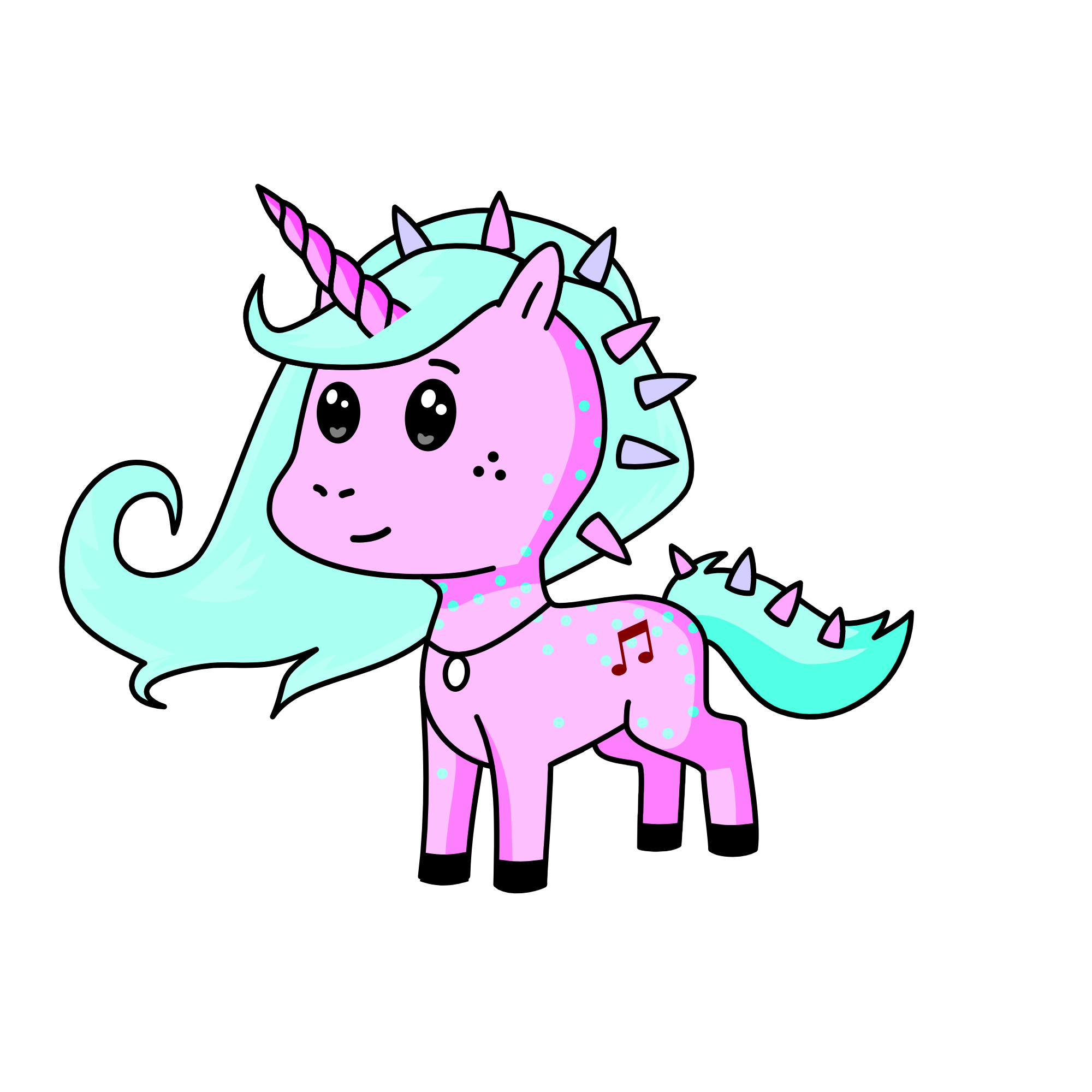 Punky, the unicorn