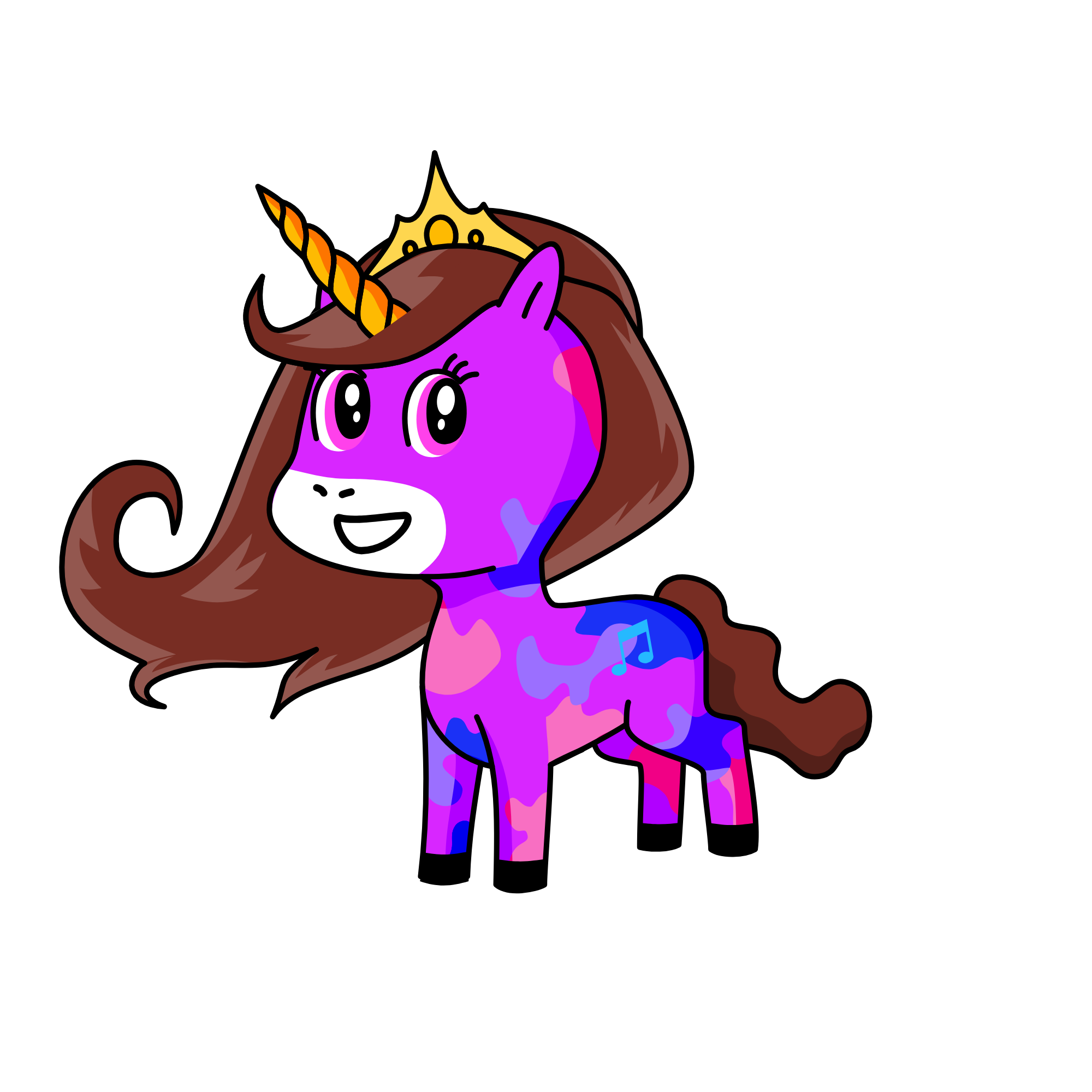Princess Music, the unicorn
