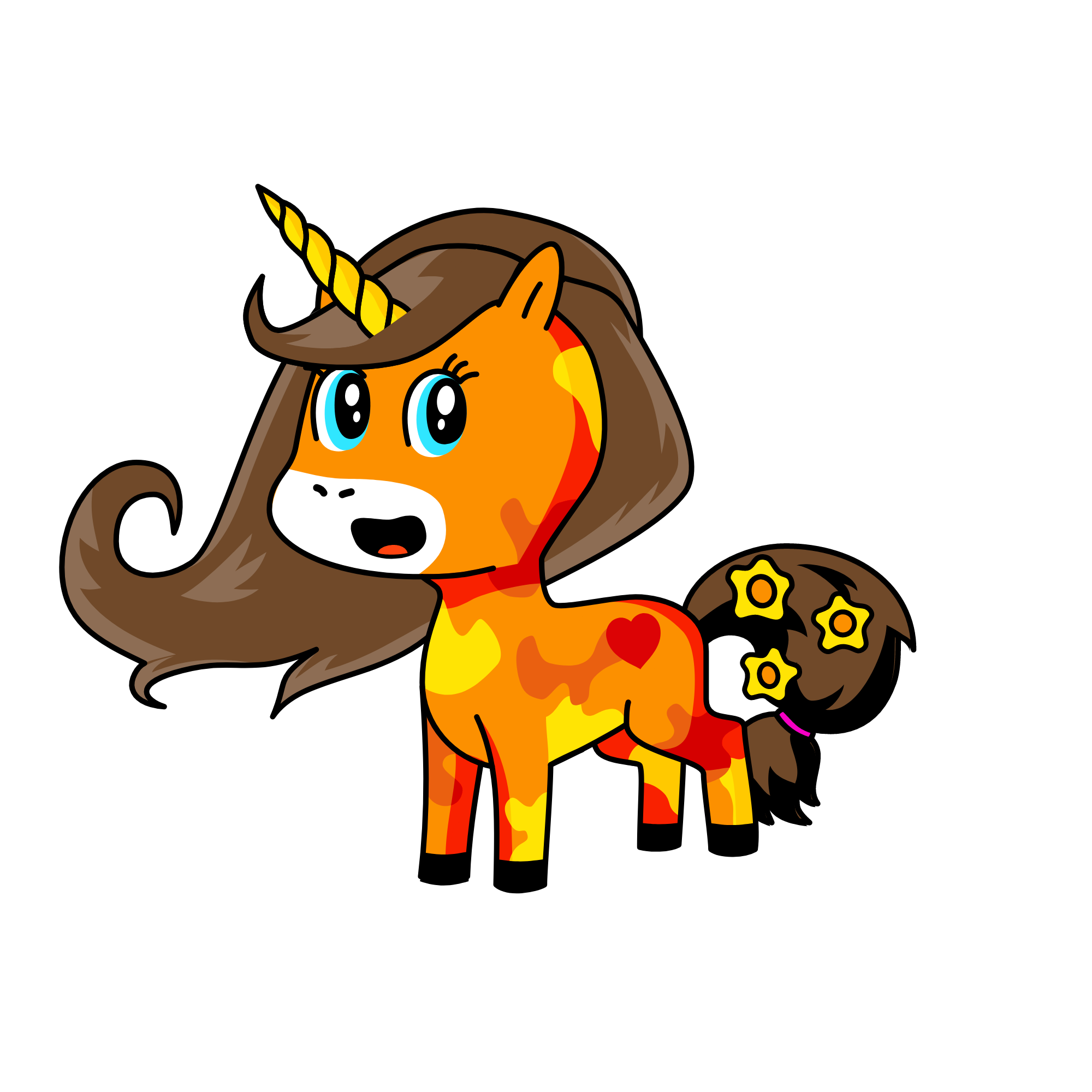 Butterscotch, the unicorn