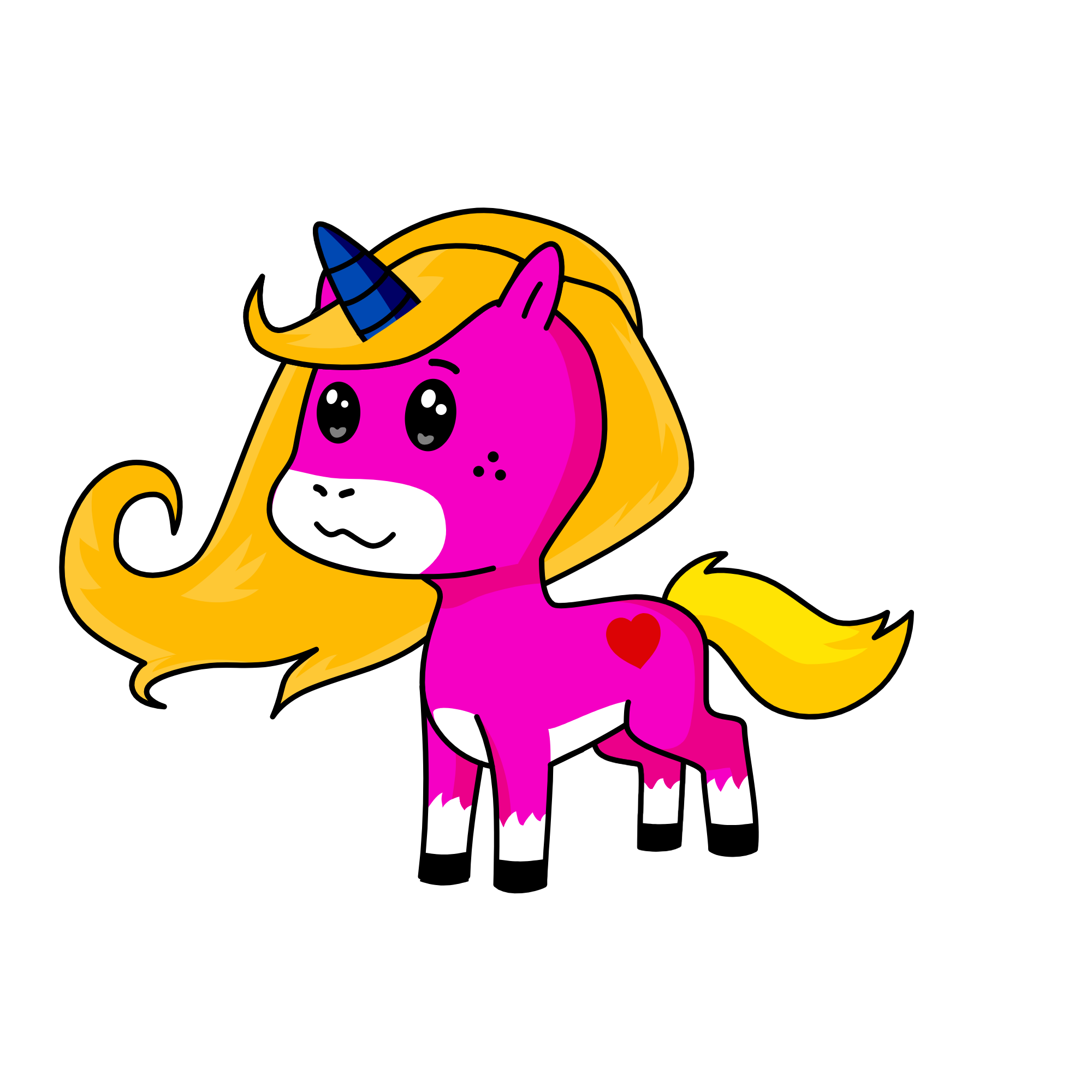 happy, the unicorn