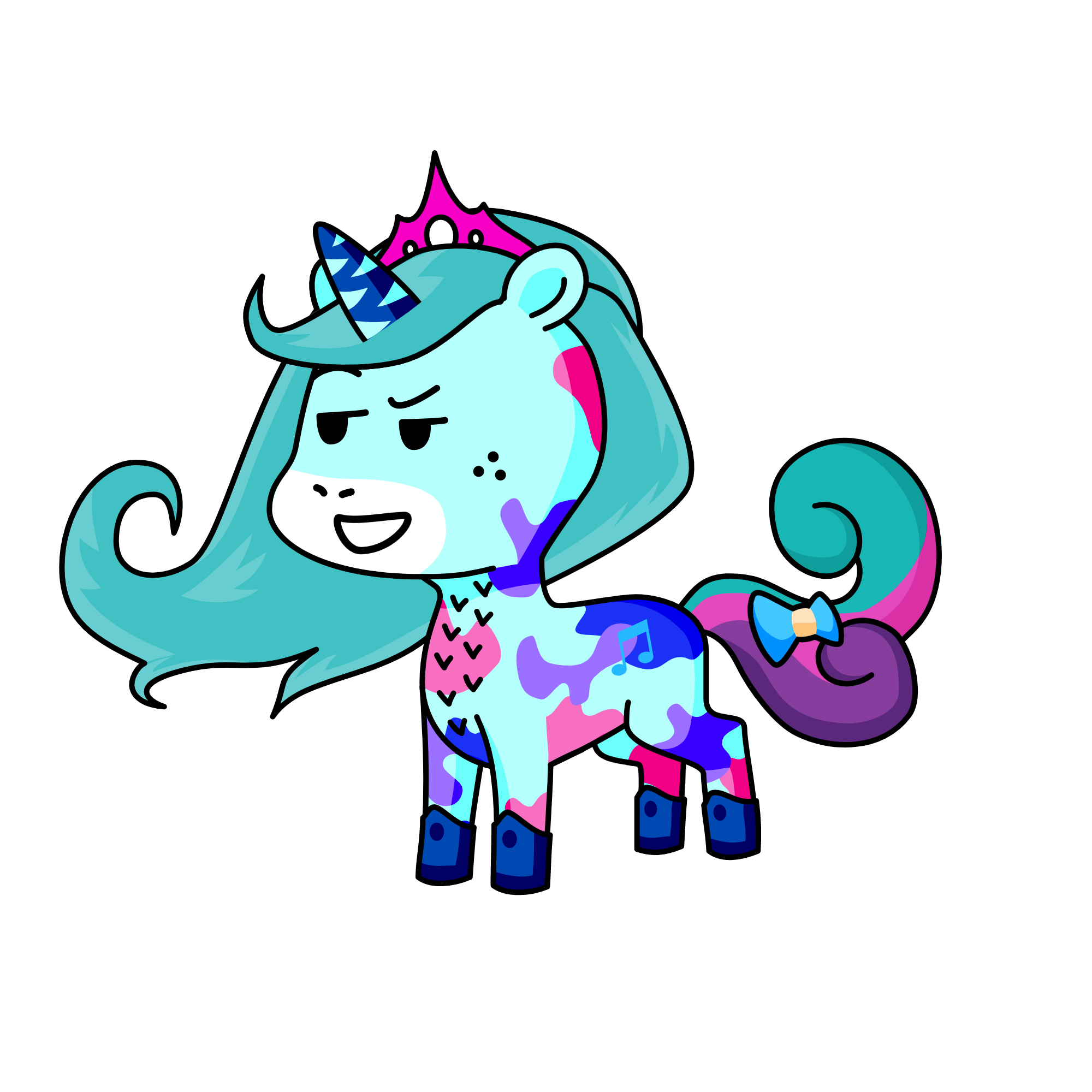 Sky, the unicorn