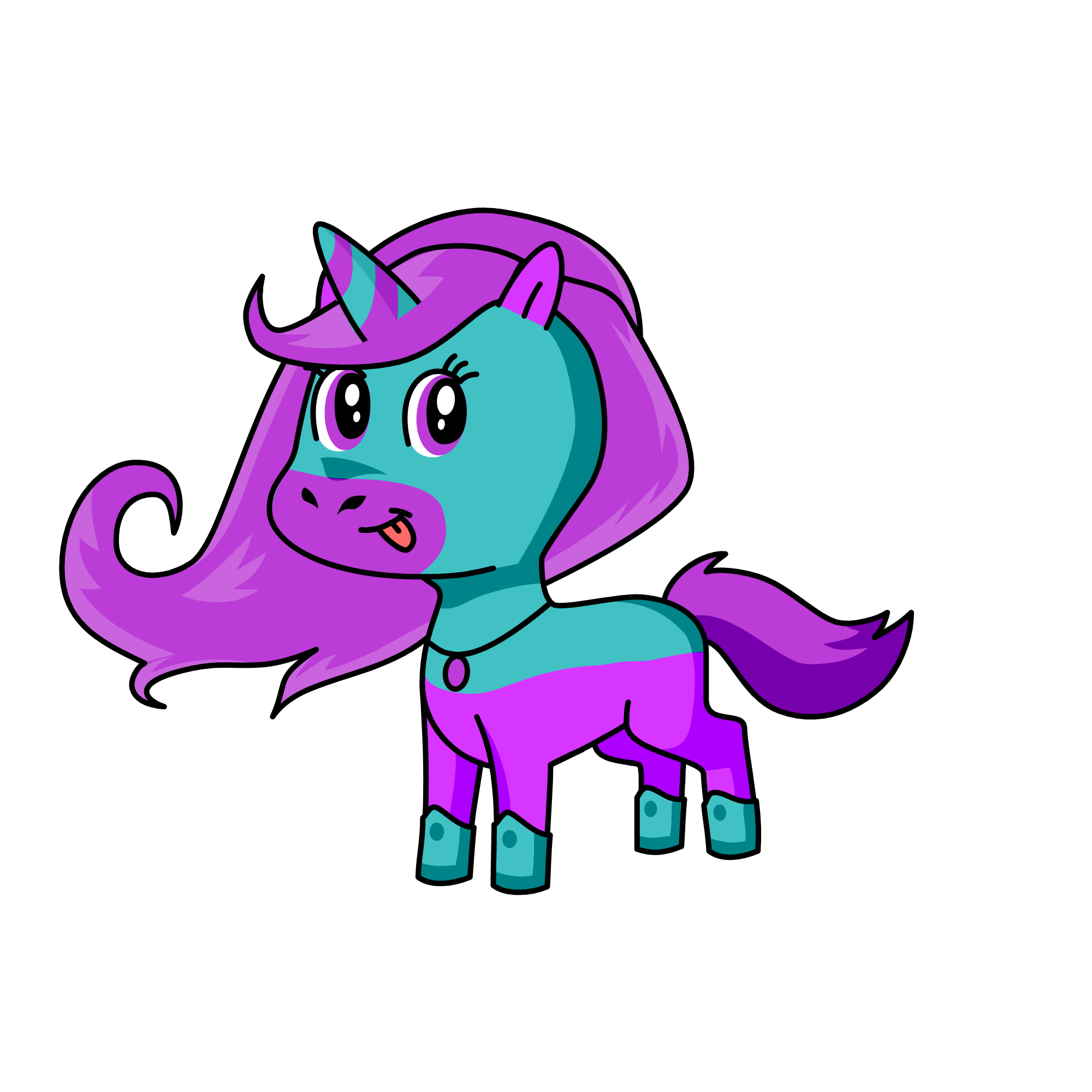 rainbow, the unicorn