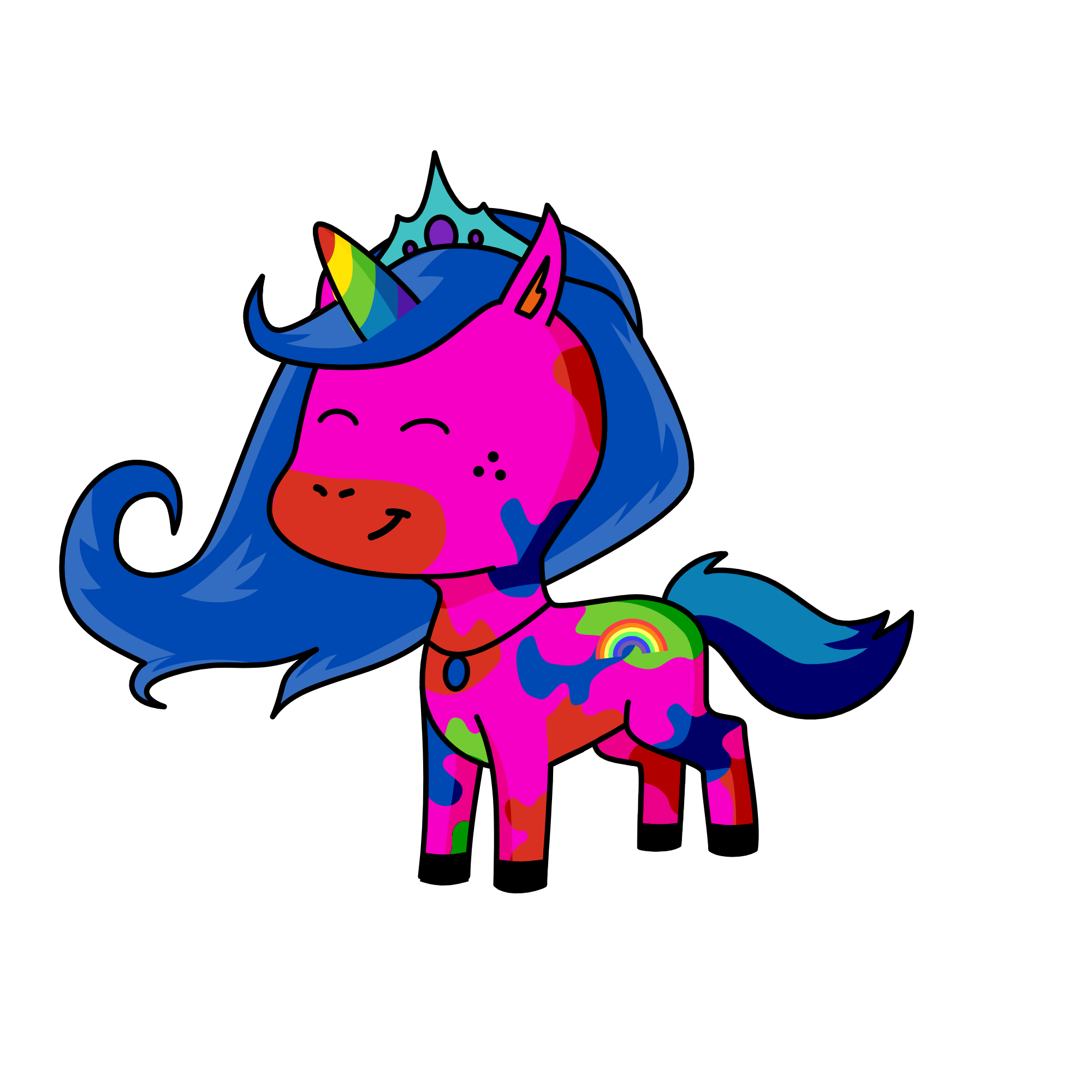 rainbow, the unicorn