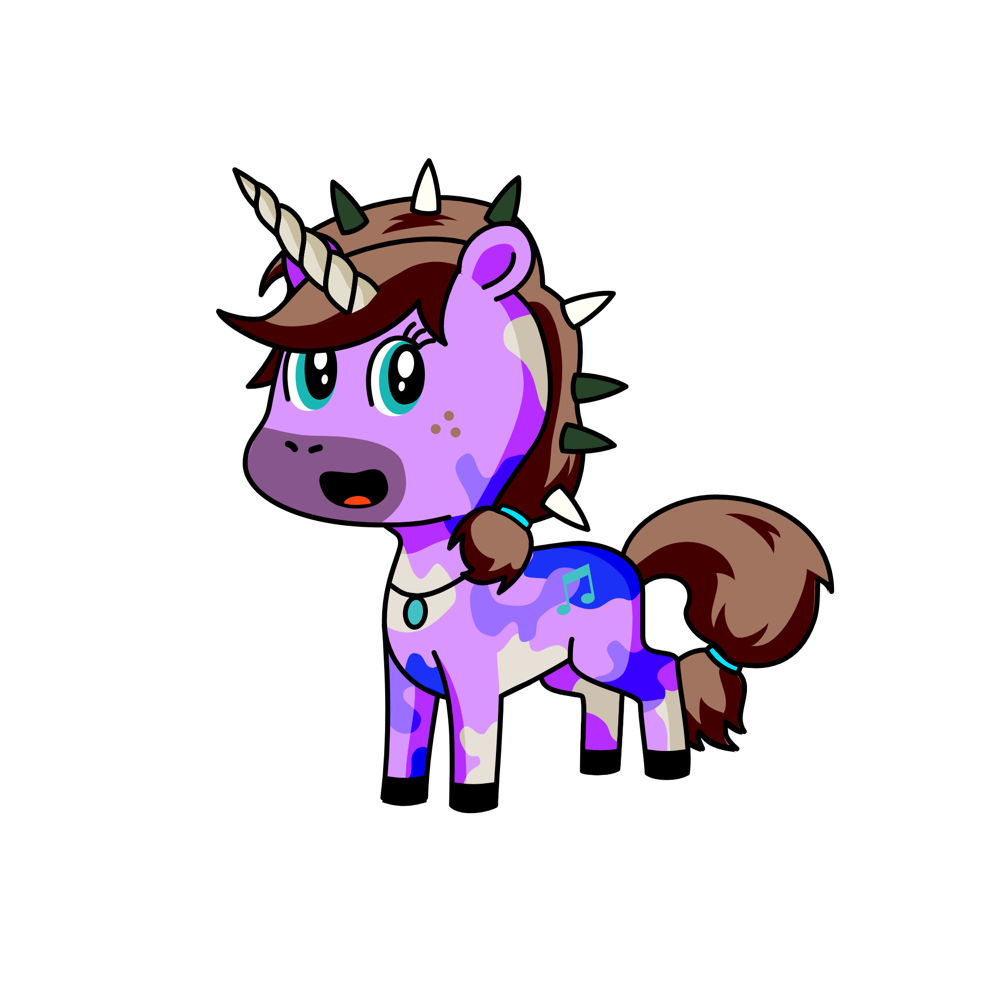 Amber, the unicorn