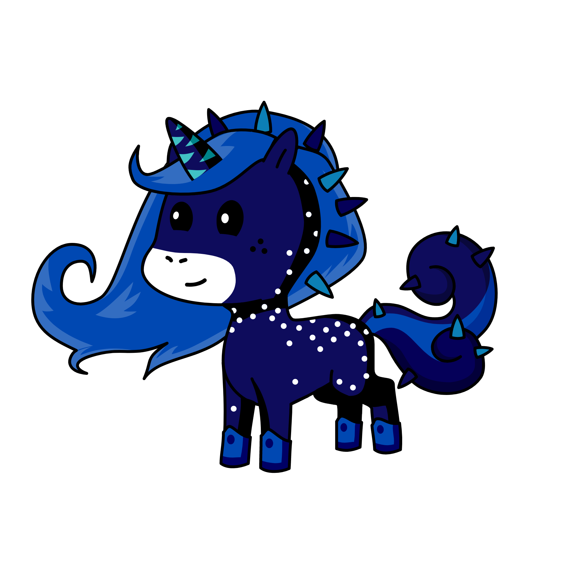 bleuberry, the unicorn