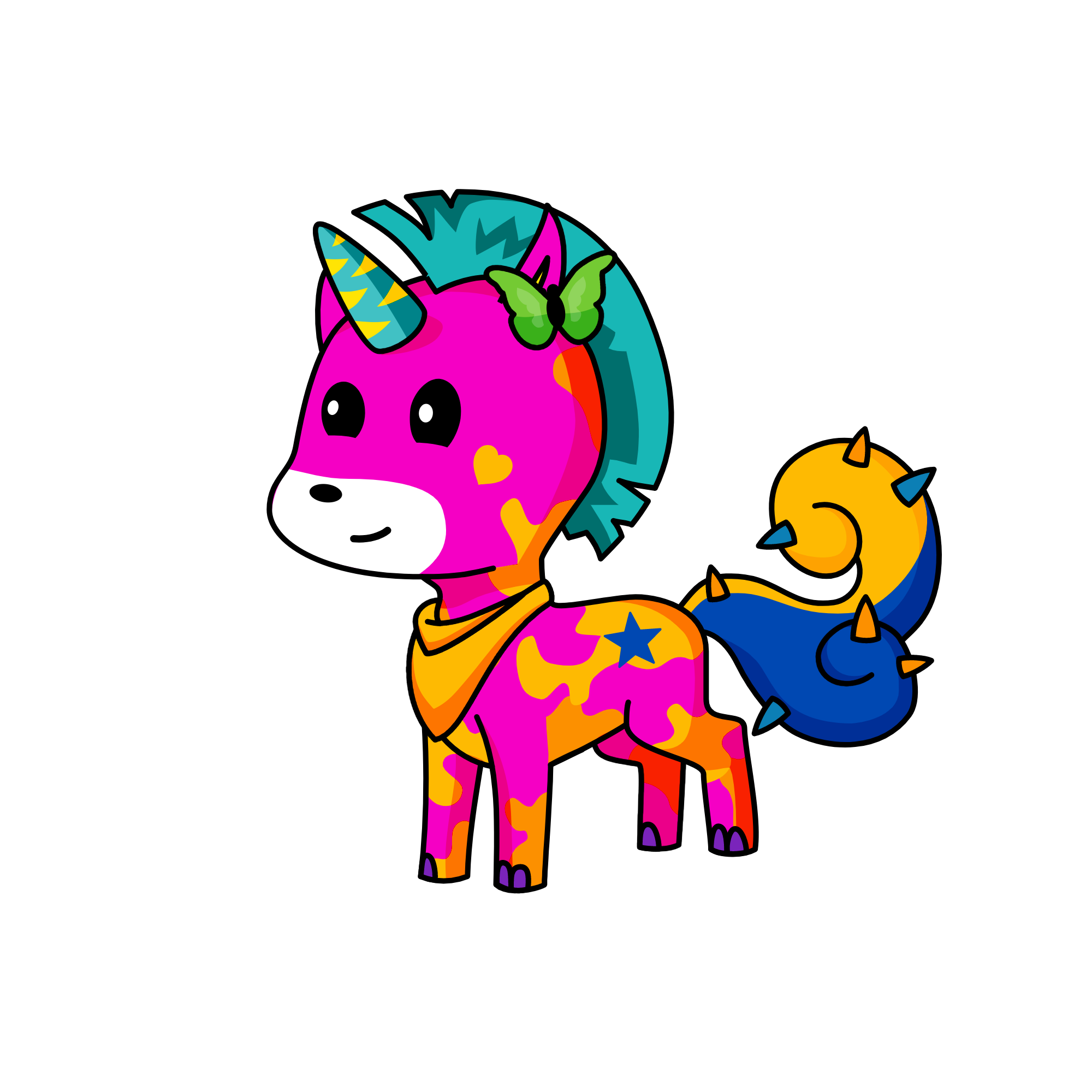Morgan I calmed down already , the unicorn