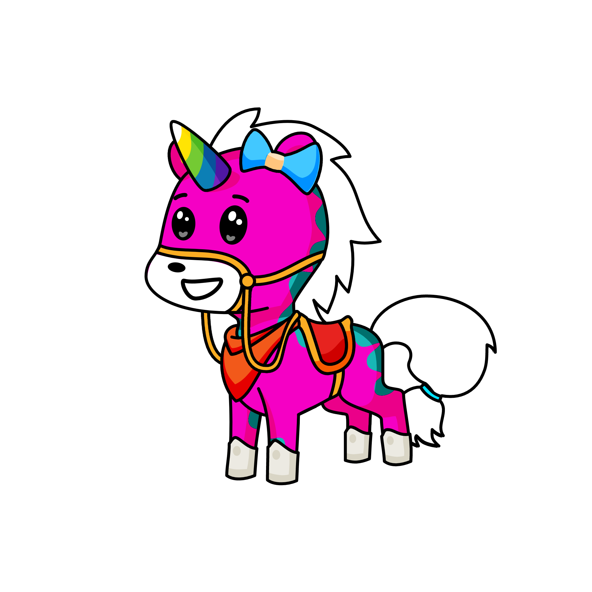 snowy, the unicorn