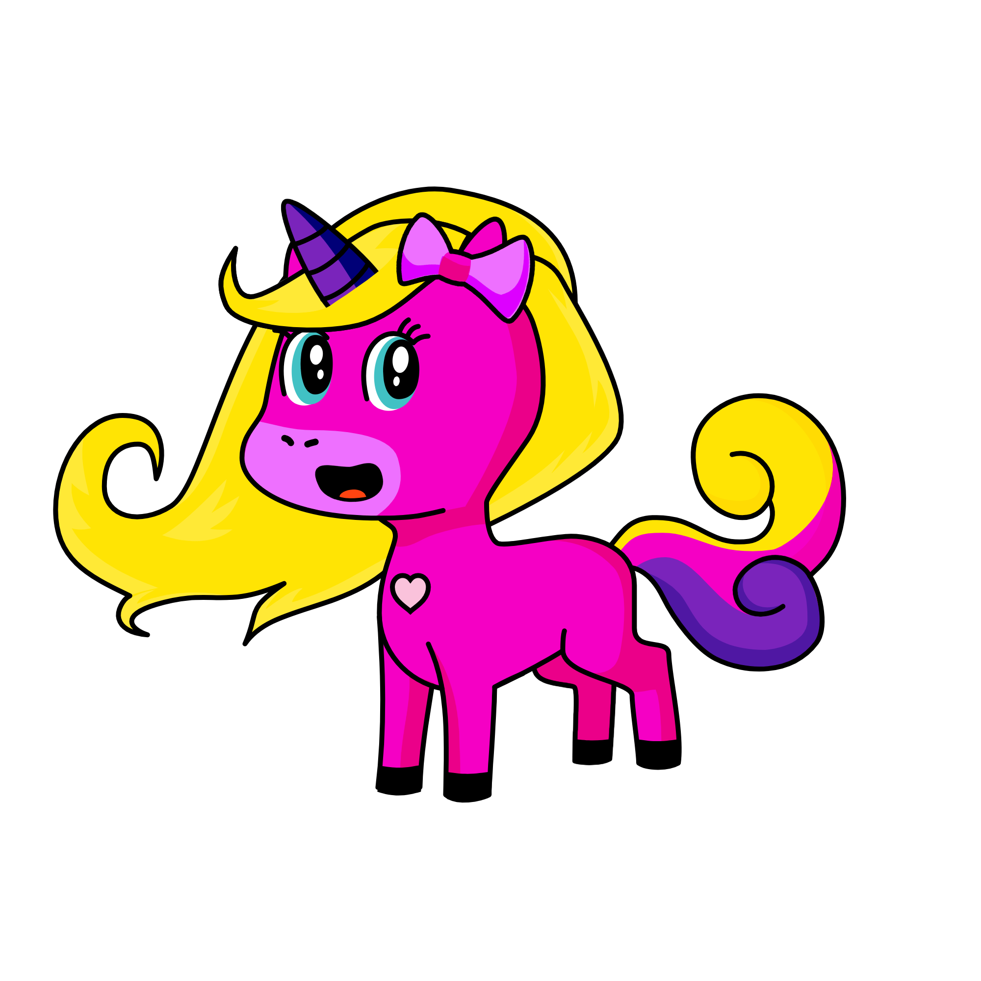 Barbie, the unicorn