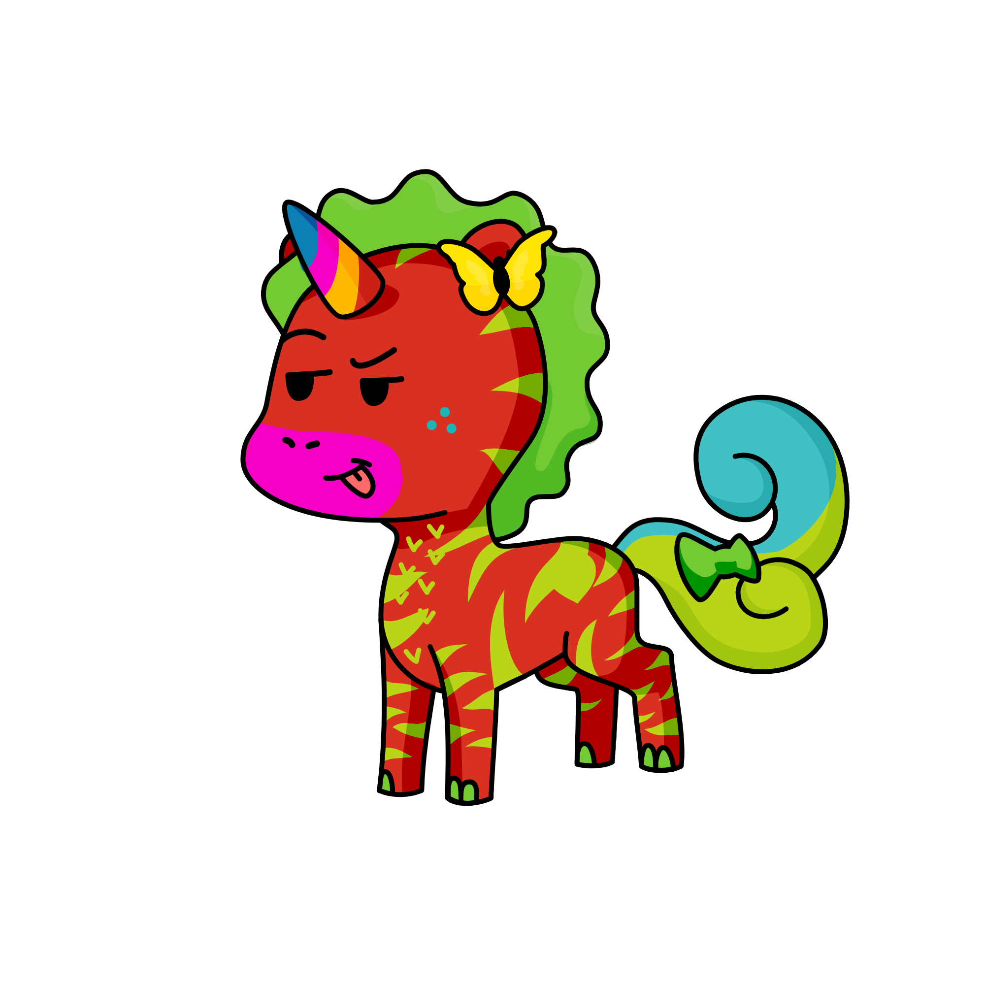 Zebra, the unicorn