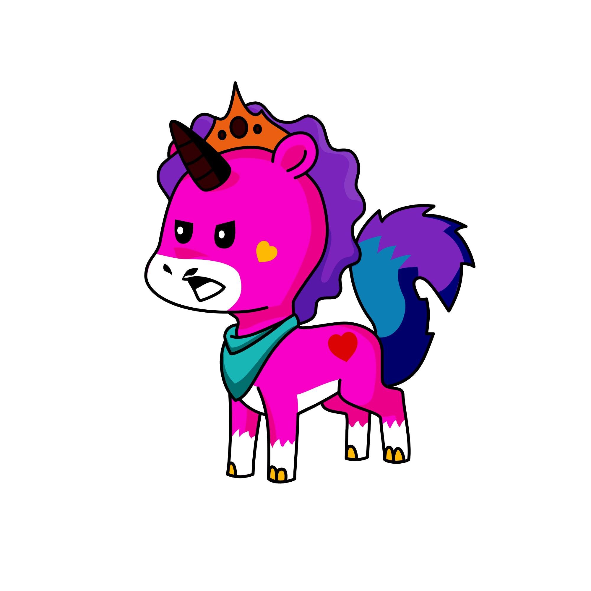 this unicorn iz dumb, the unicorn