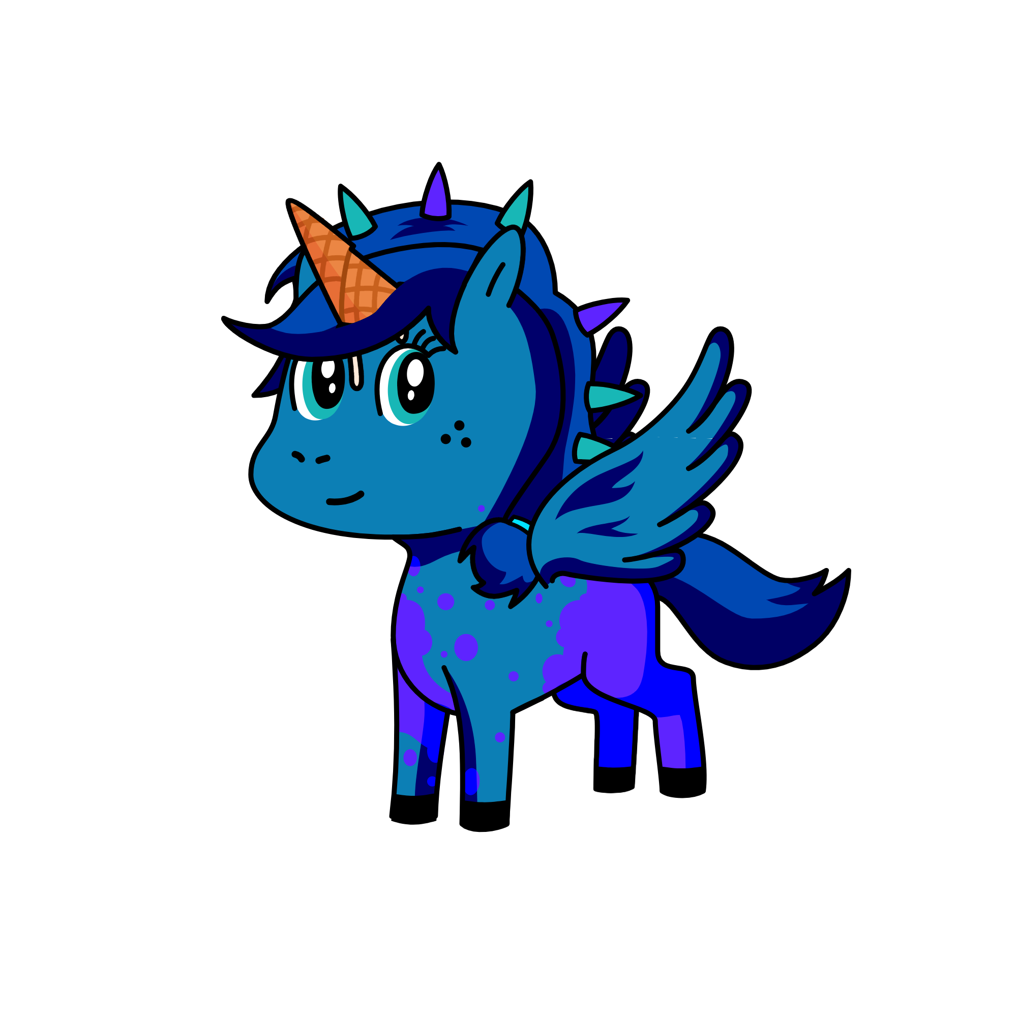 Just the ice cramp, the unicorn