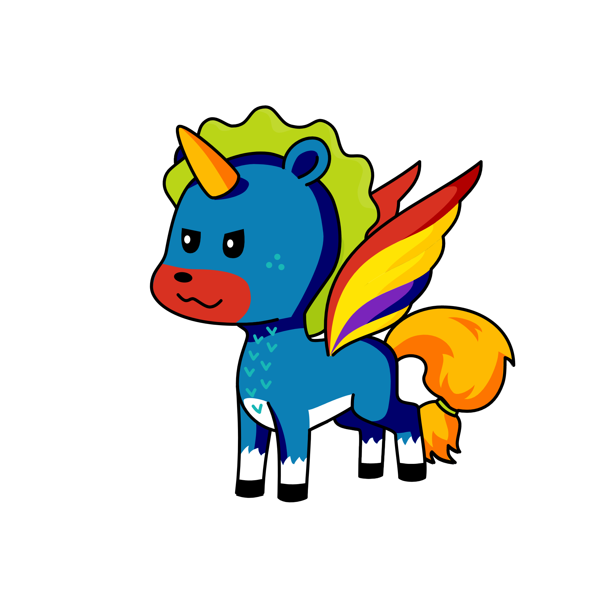 omg iz dum, the unicorn