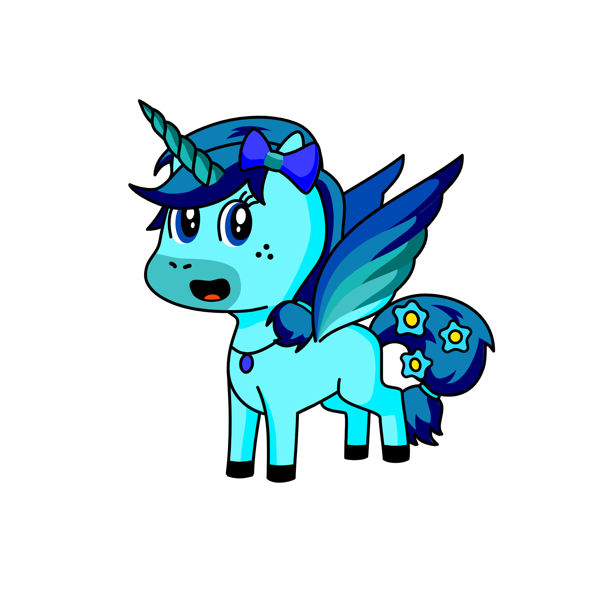Sky, the unicorn