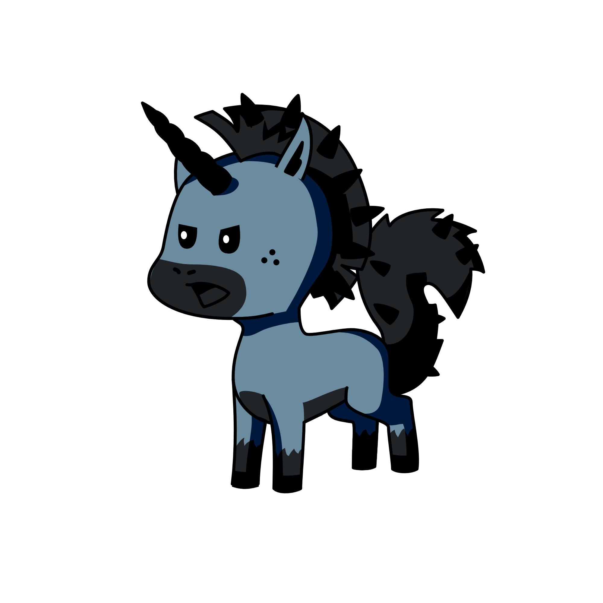 WHOEVER IS HURTING MY FRIEND STOP, the unicorn