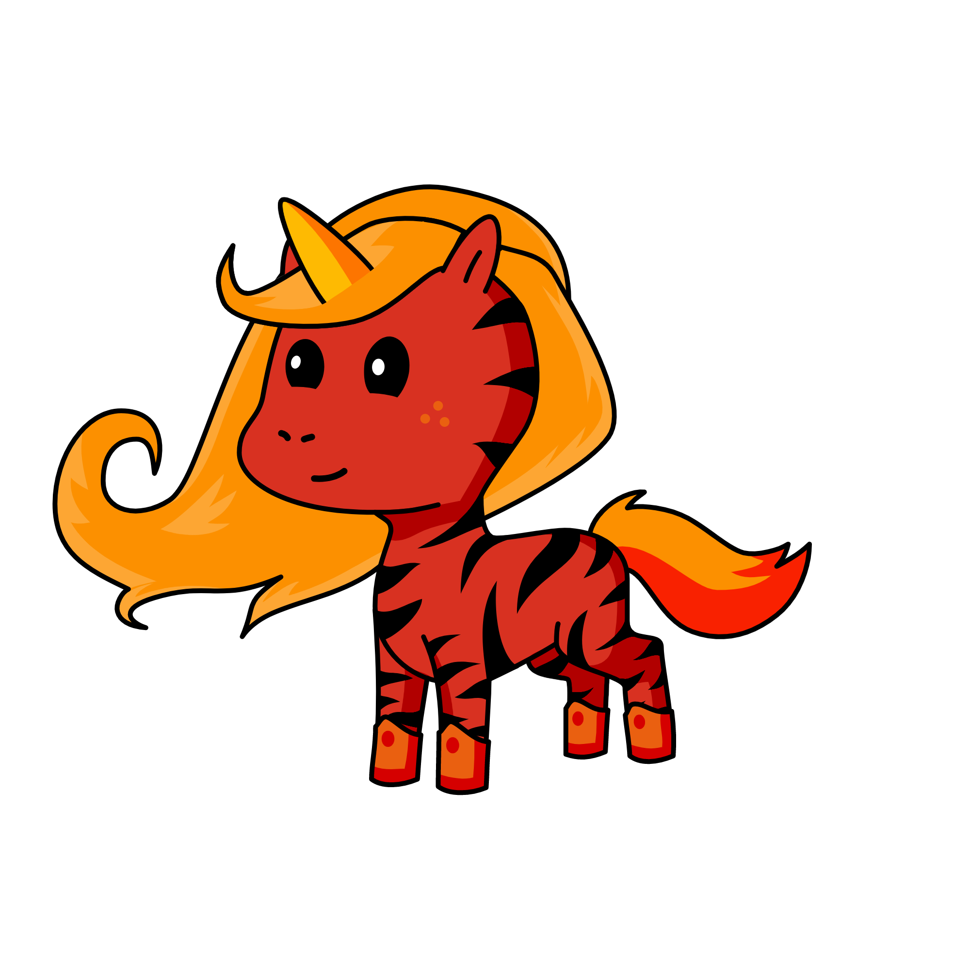 Tiger, the unicorn