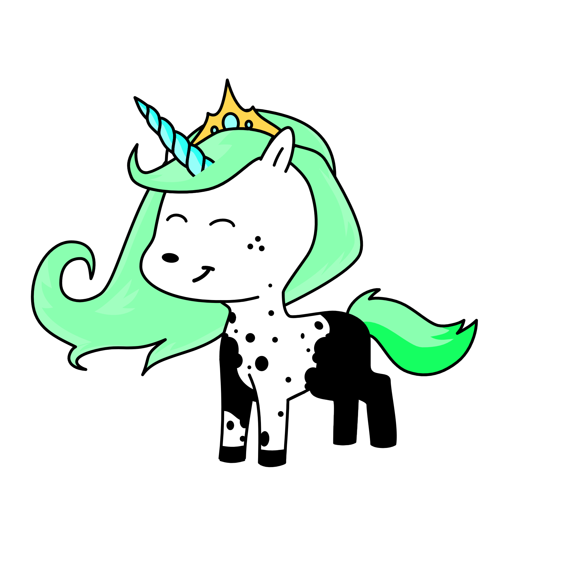 peppermint, the unicorn