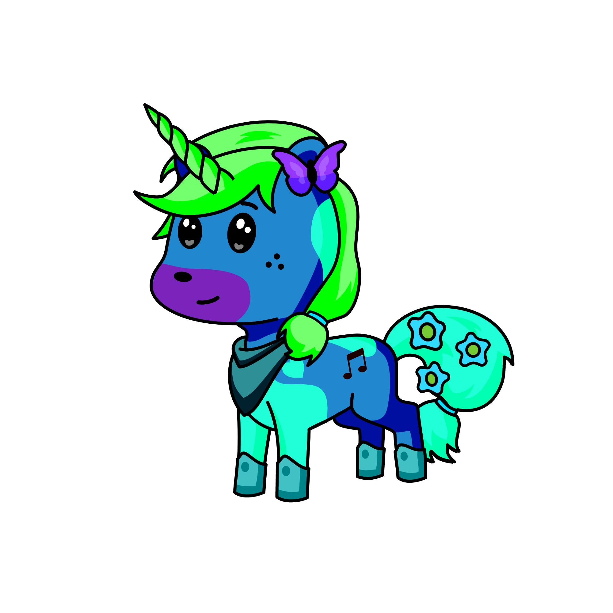Bon, the unicorn