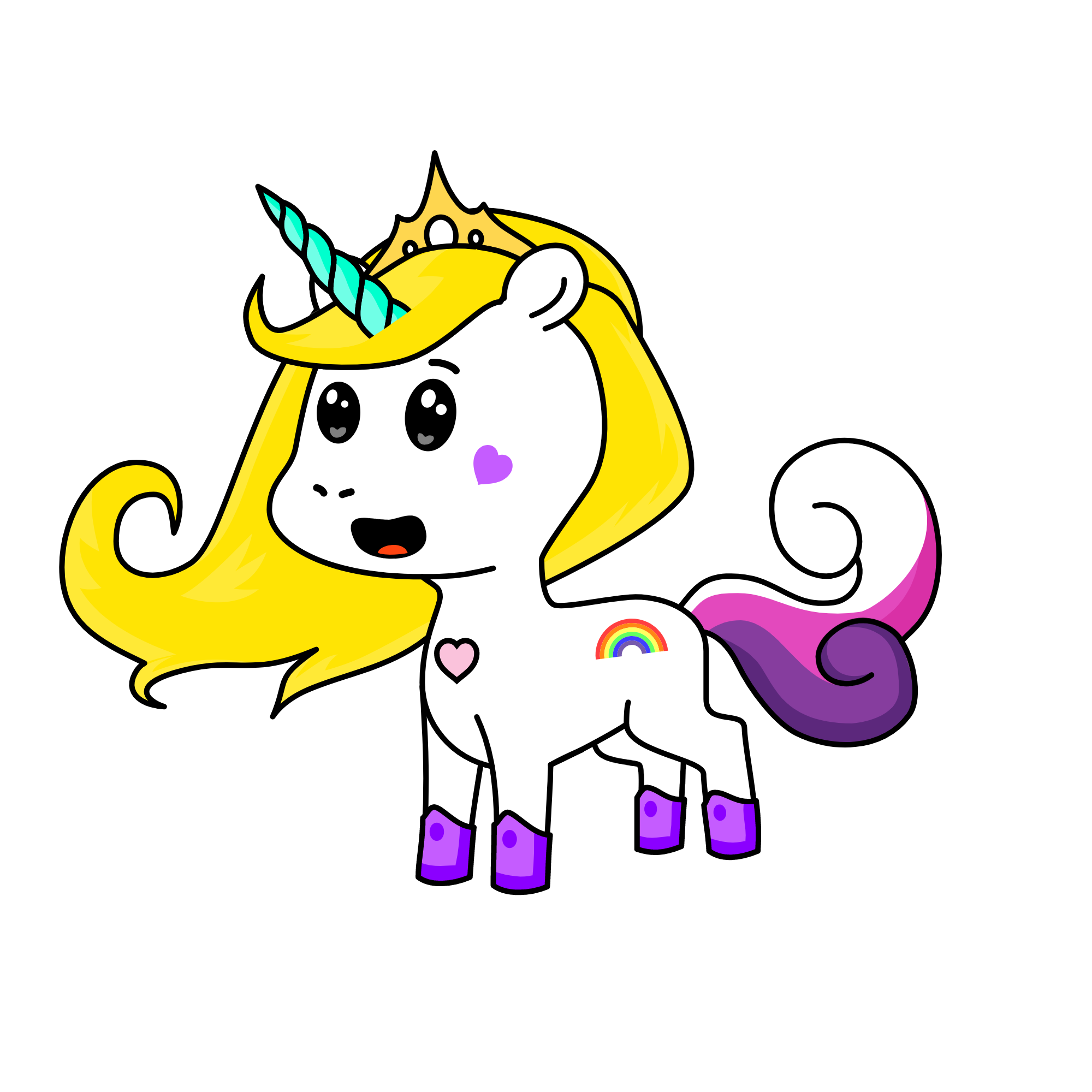 queen flufy, the unicorn