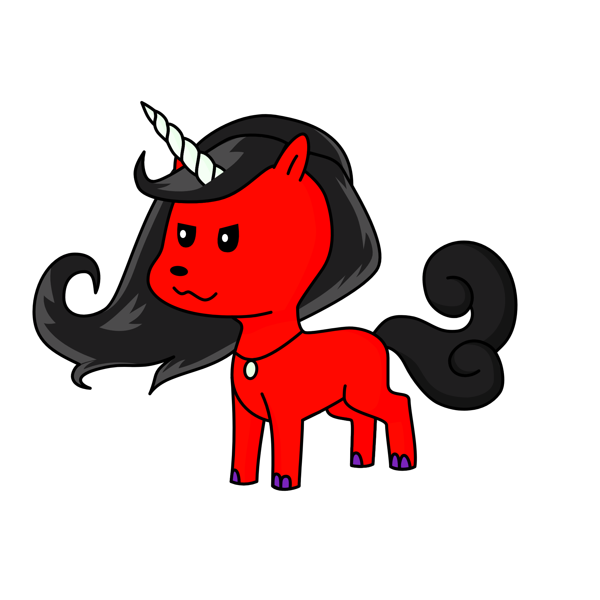 Fire pony/Leah, the unicorn