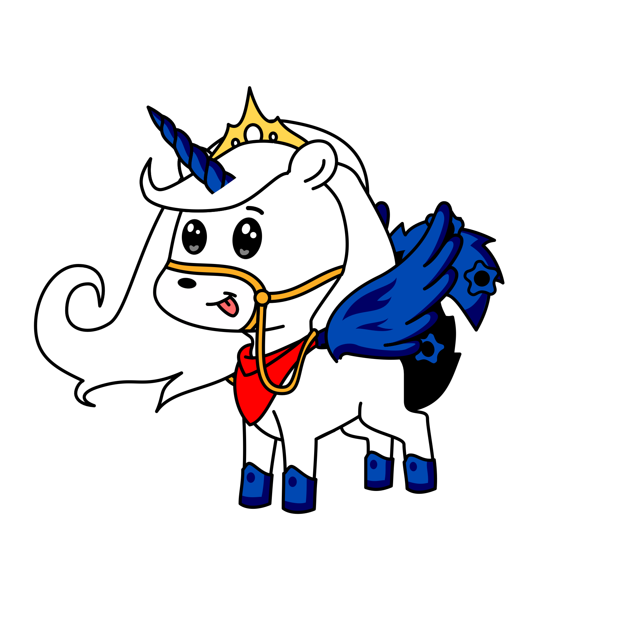 moonlight, the unicorn