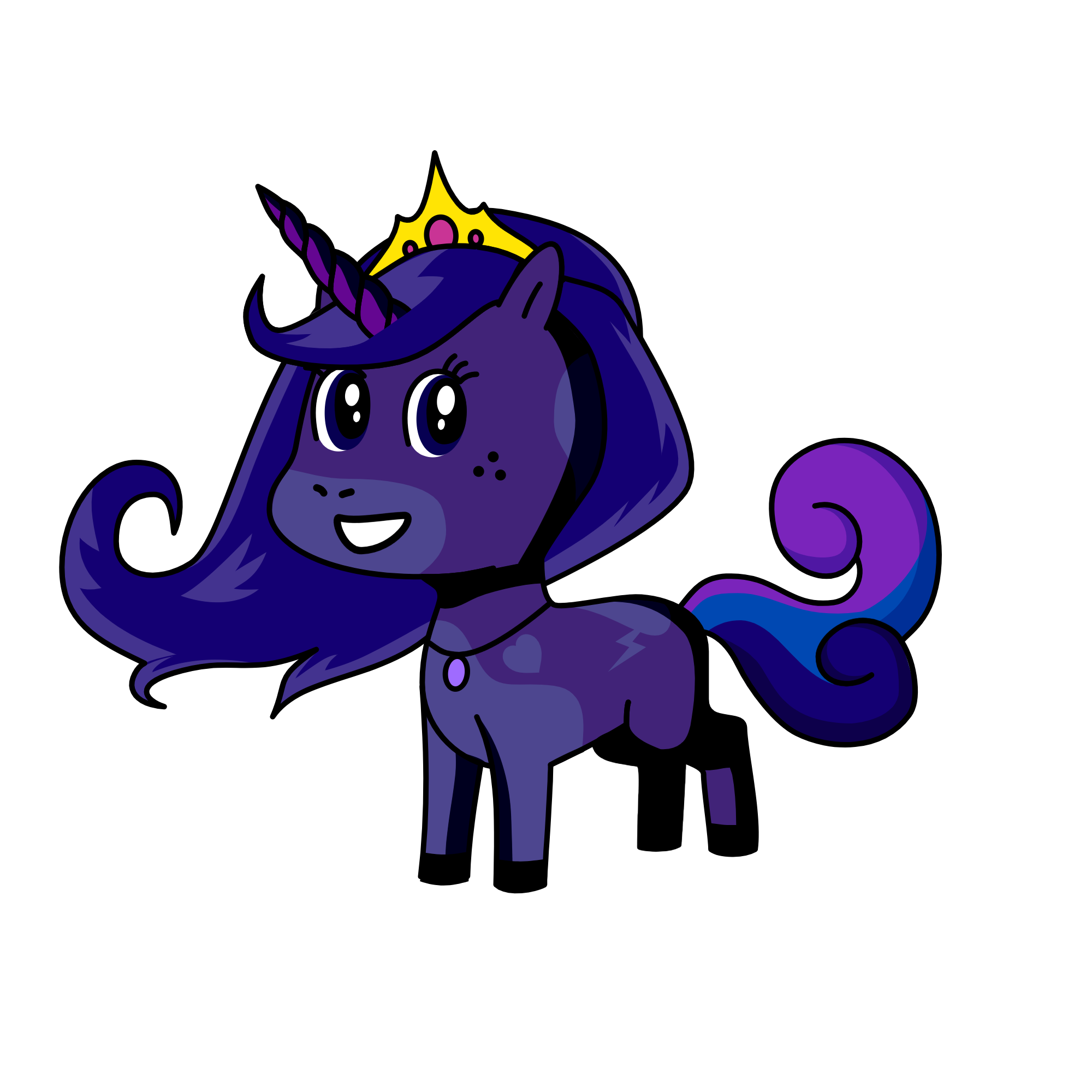 Queen Star, the unicorn