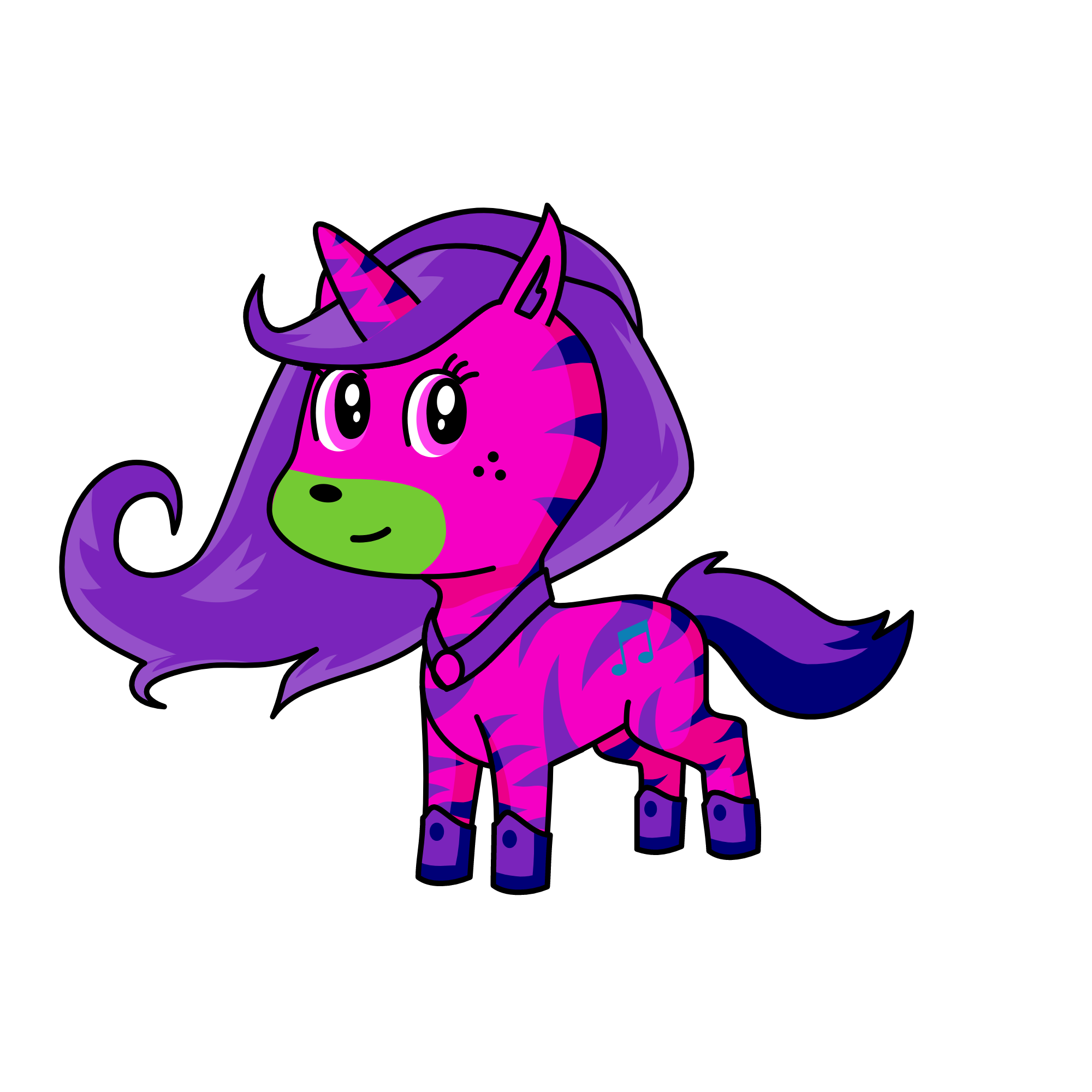 candy, the unicorn