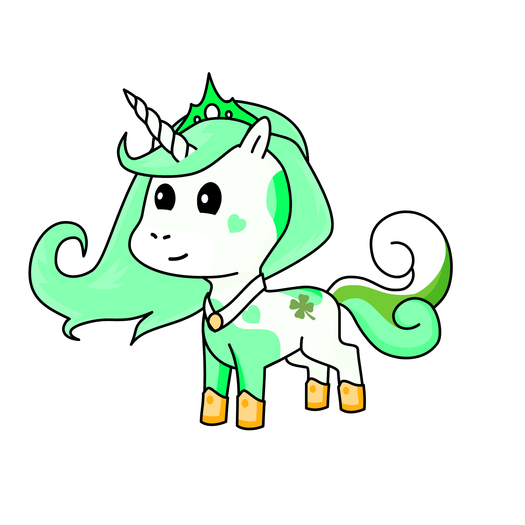 Mint, the unicorn