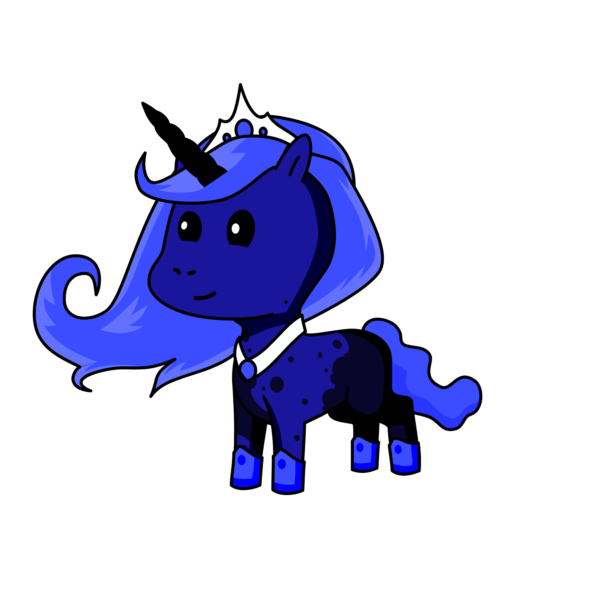 Princess Luna, the unicorn