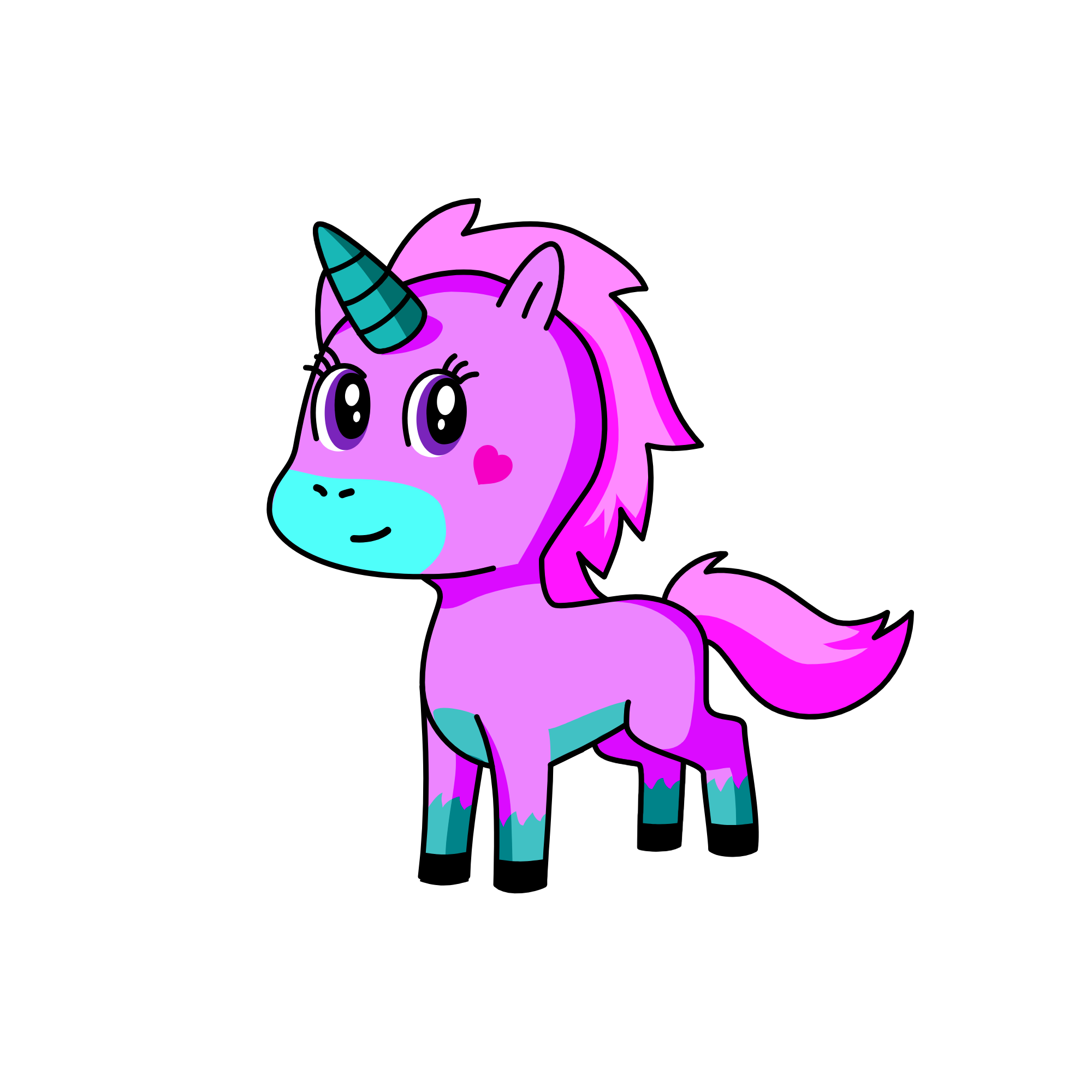 pinky, the unicorn