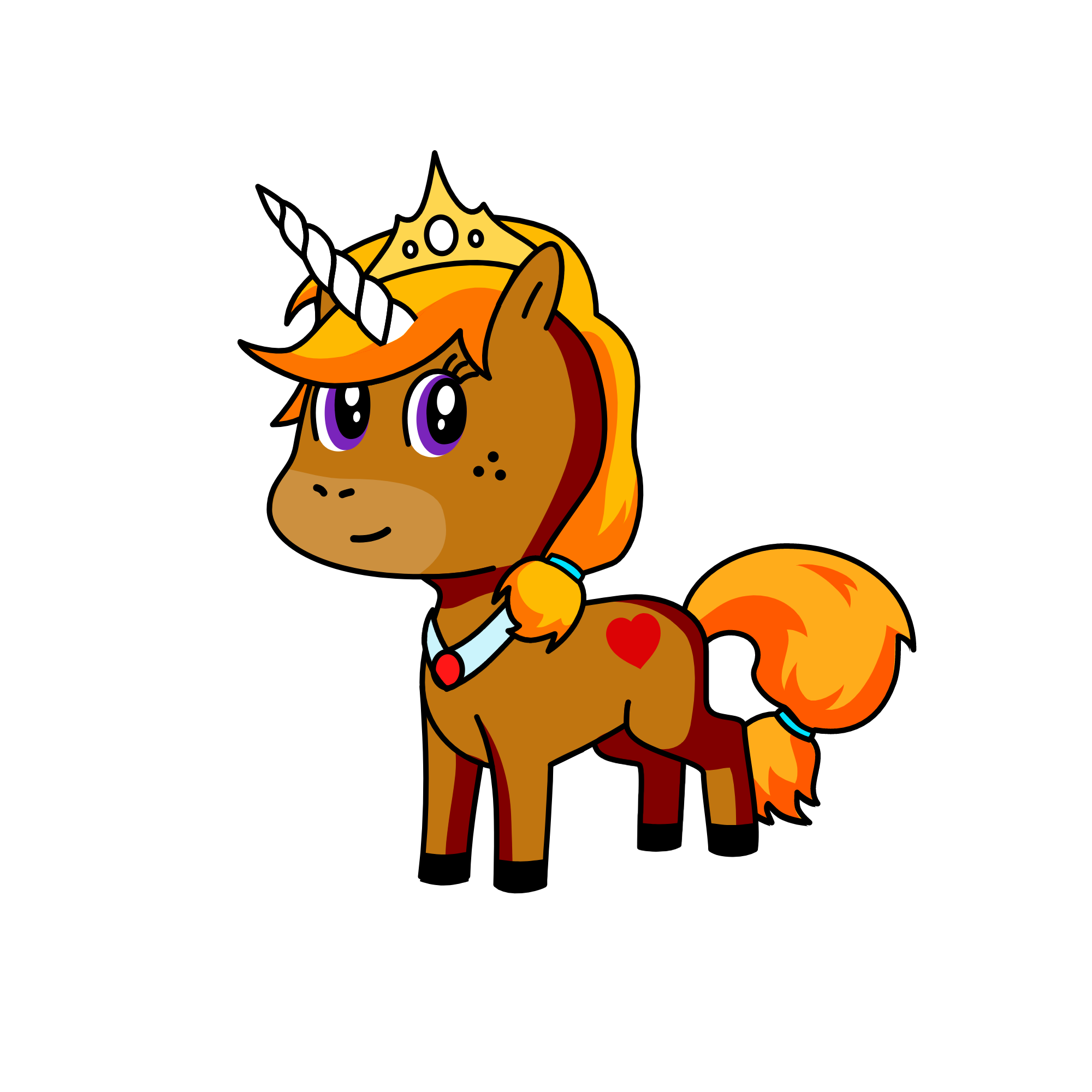 Cutie, the unicorn