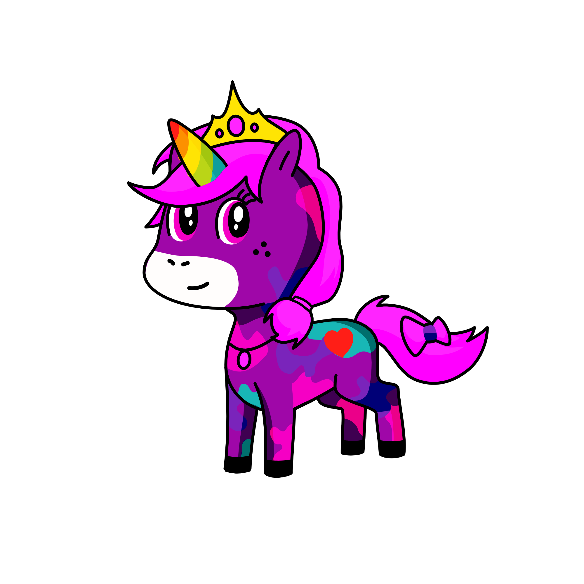 rainbow, the unicorn