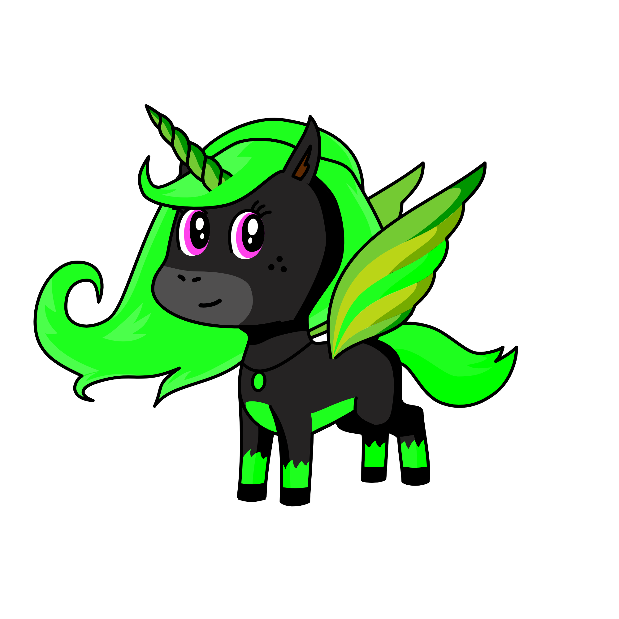 Neon , the unicorn
