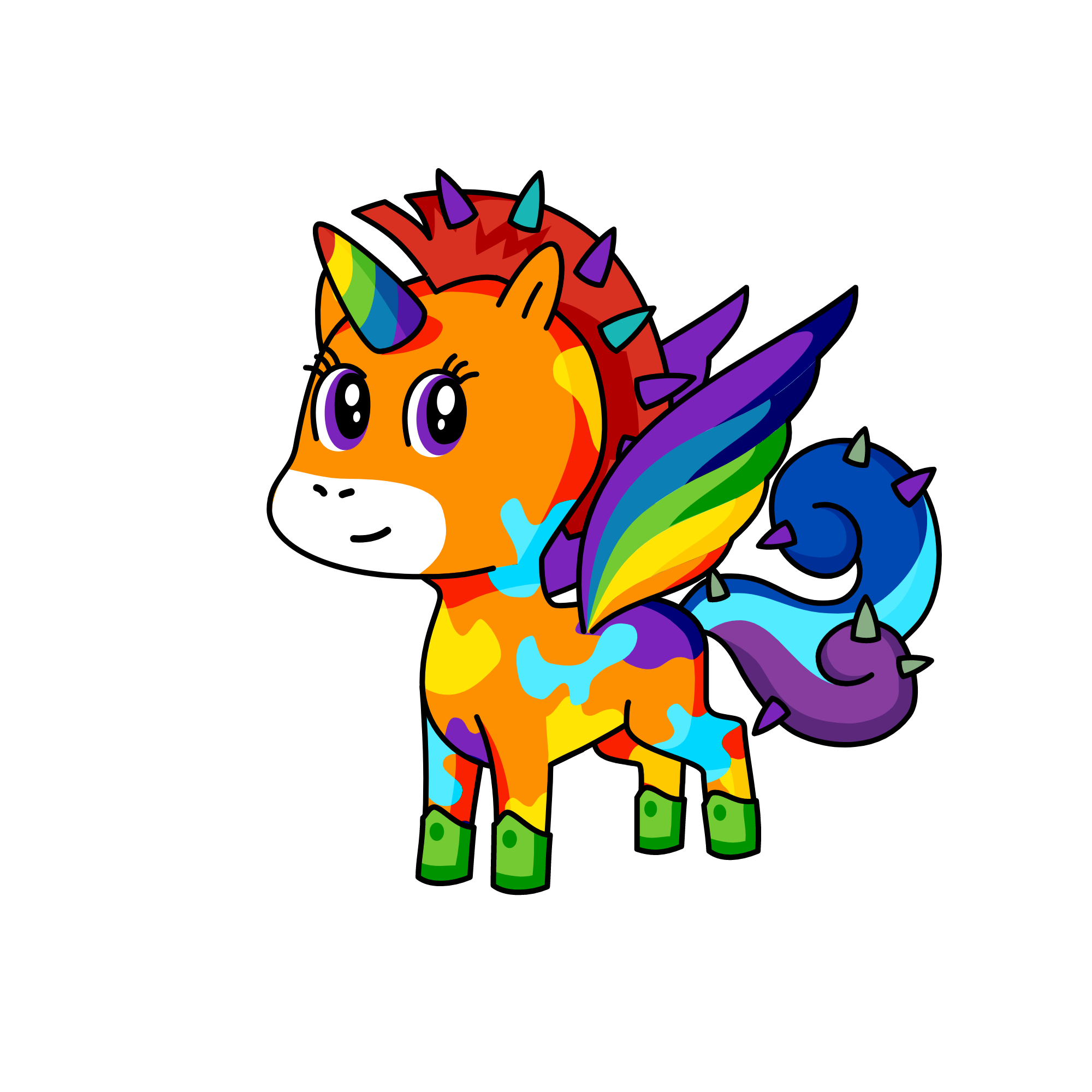 Gökkuşağı/Rainbow, the unicorn