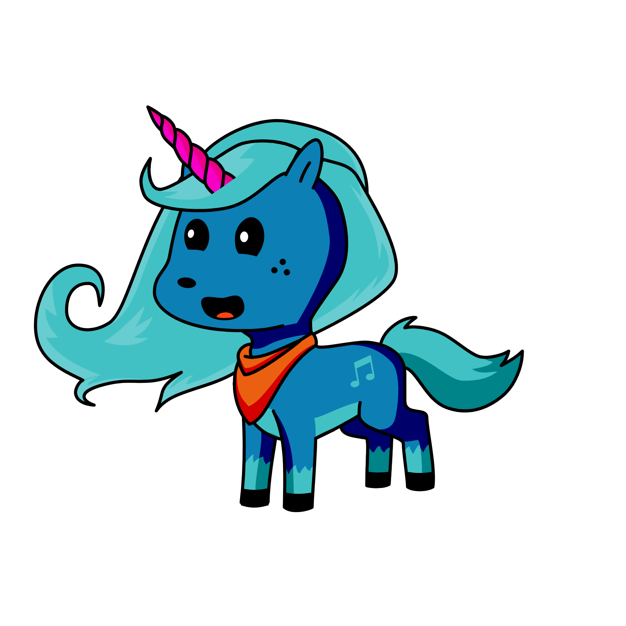 wave, the unicorn