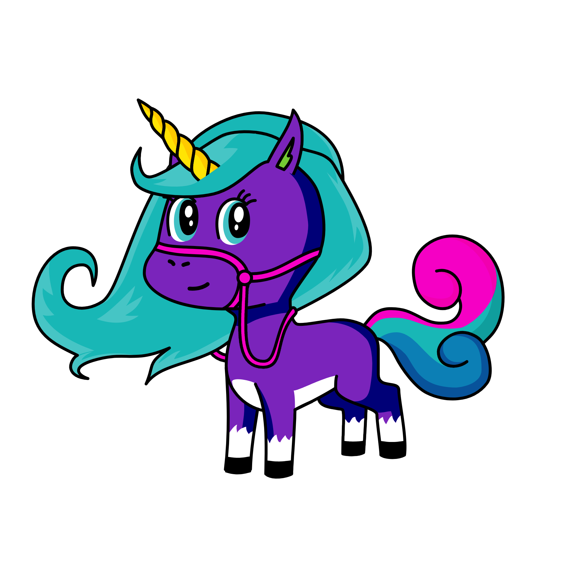 espumita morada, the unicorn