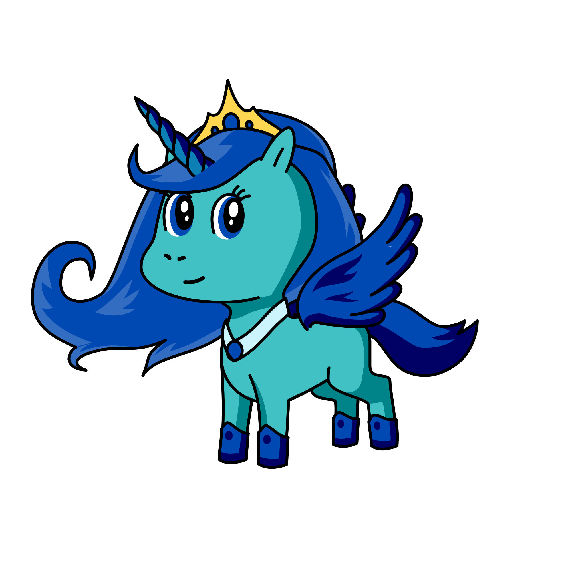princess icy, the unicorn