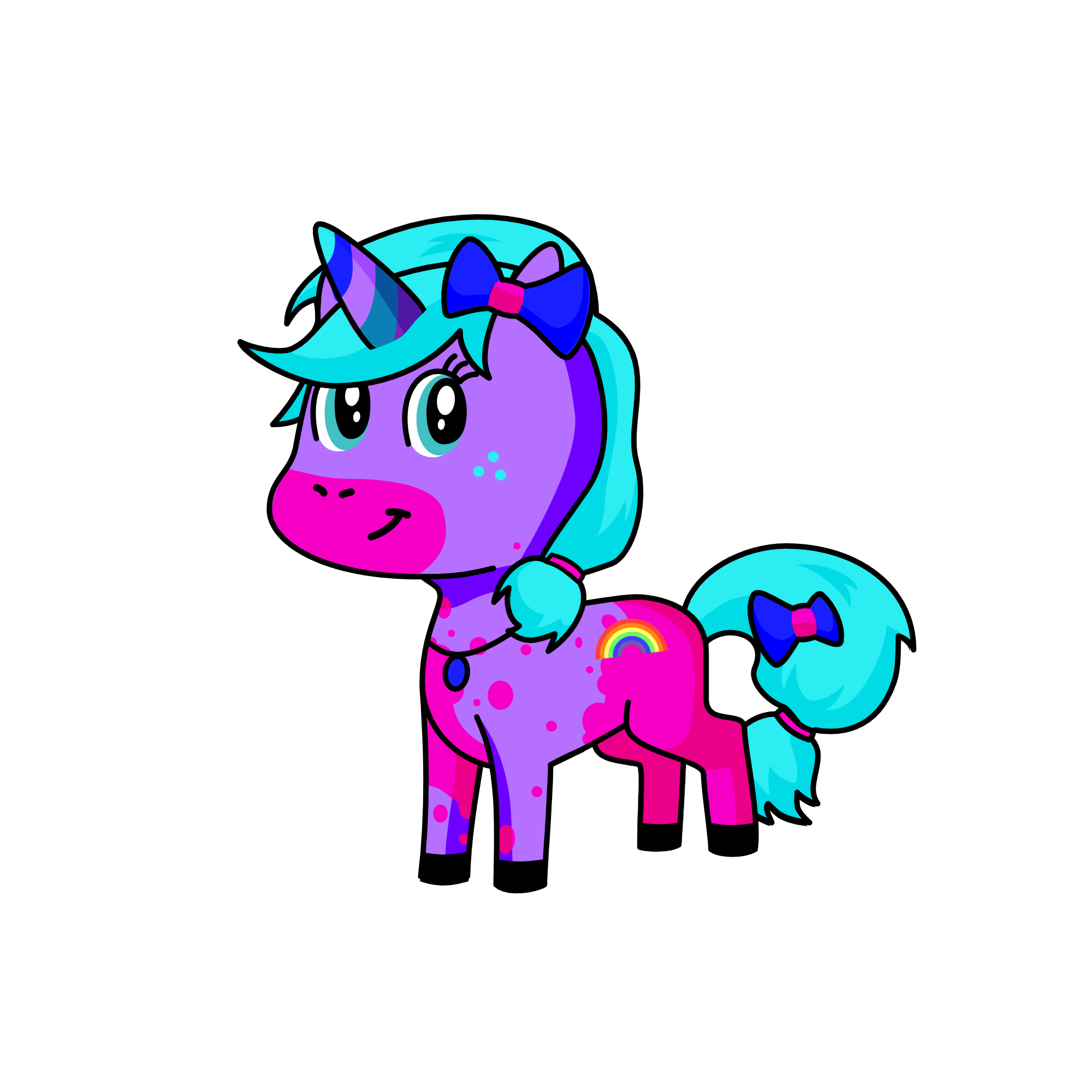 Lily splash, the unicorn