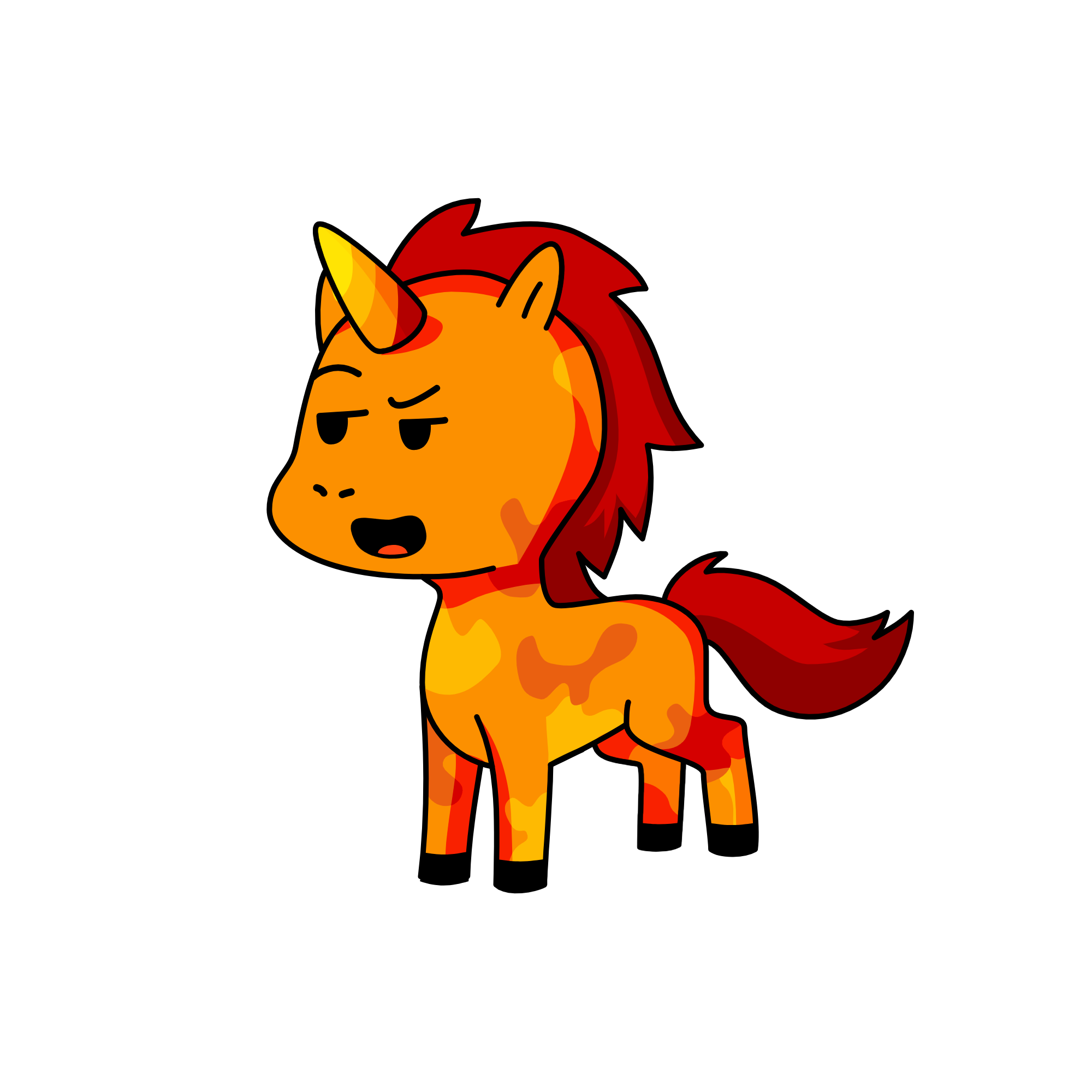 Presten, the unicorn